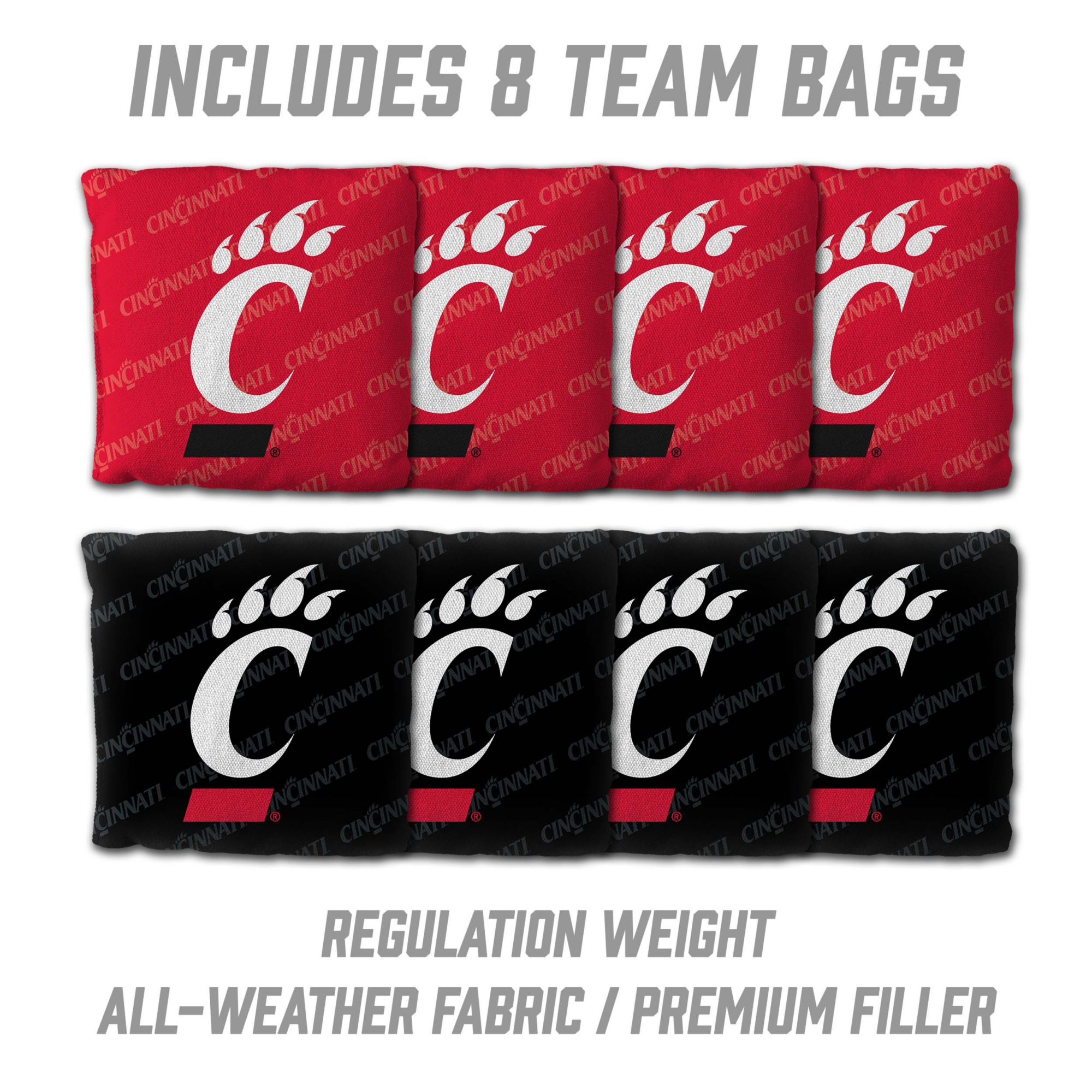 YouTheFan Cincinnati Bearcats 2' x 3' Cornhole Boards product image