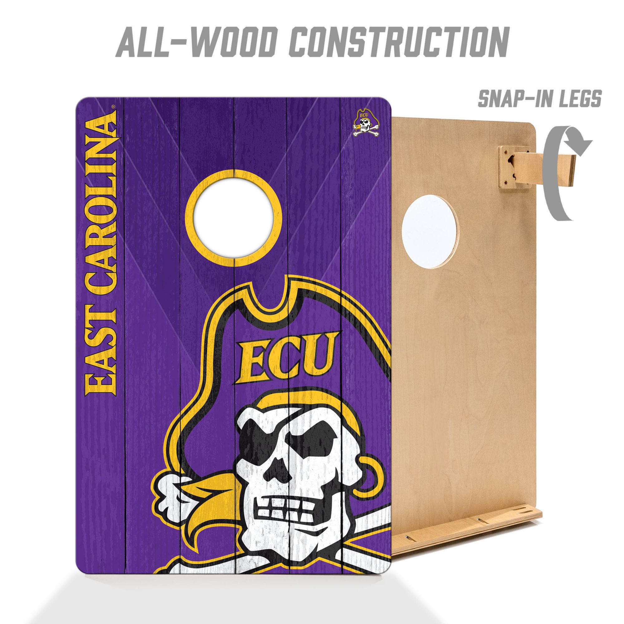 YouTheFan East Carolina Pirates 2' x 3' Cornhole Boards product image
