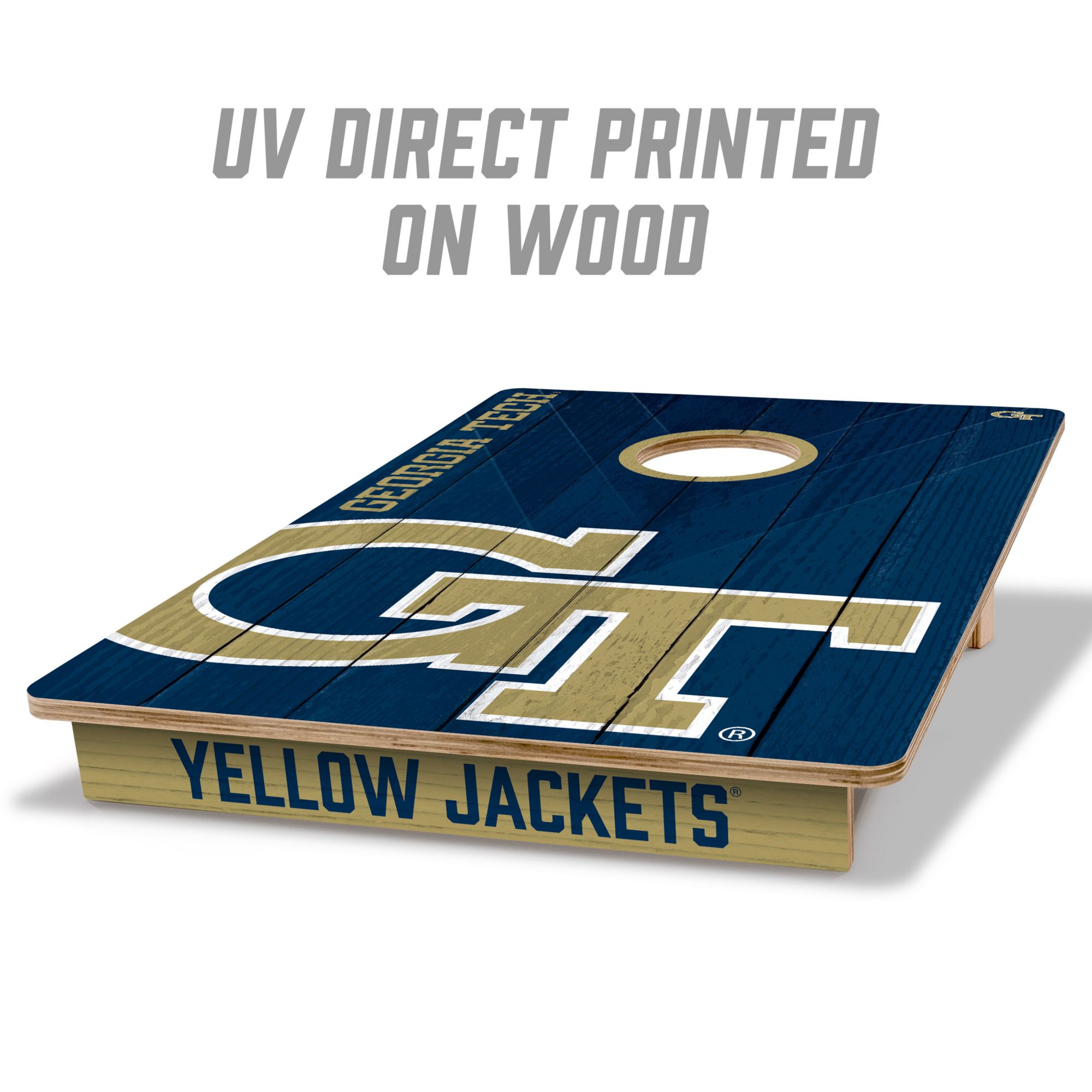 YouTheFan Georgia Tech Yellow Jackets 2' x 3' Cornhole Boards product image