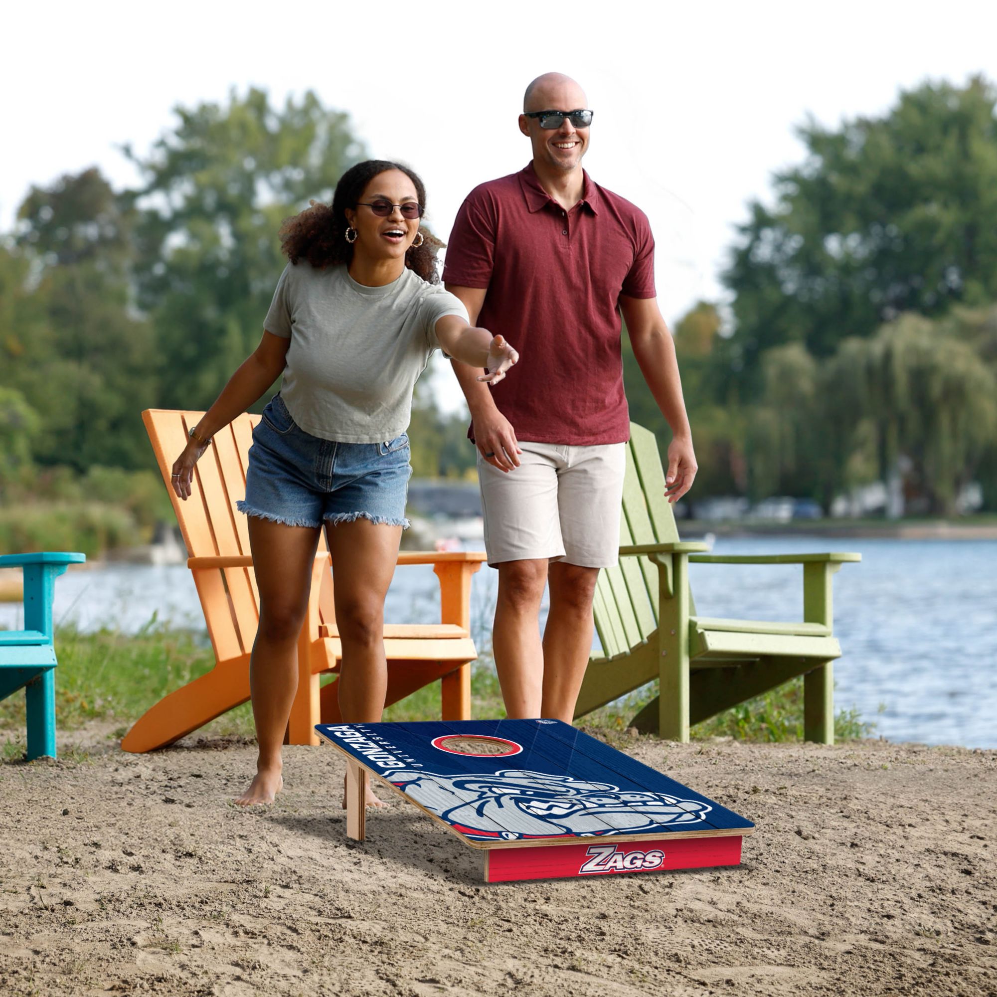 YouTheFan Gonzaga Bulldogs 2' x 3' Cornhole Boards product image