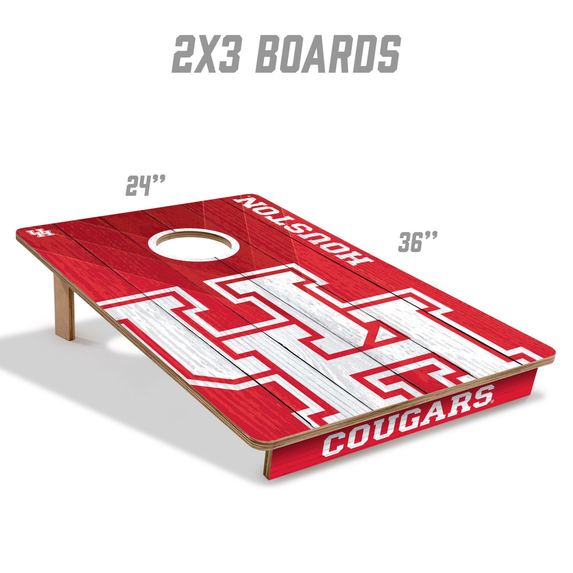 YouTheFan Houston Cougars 2' x 3' Cornhole Boards product image