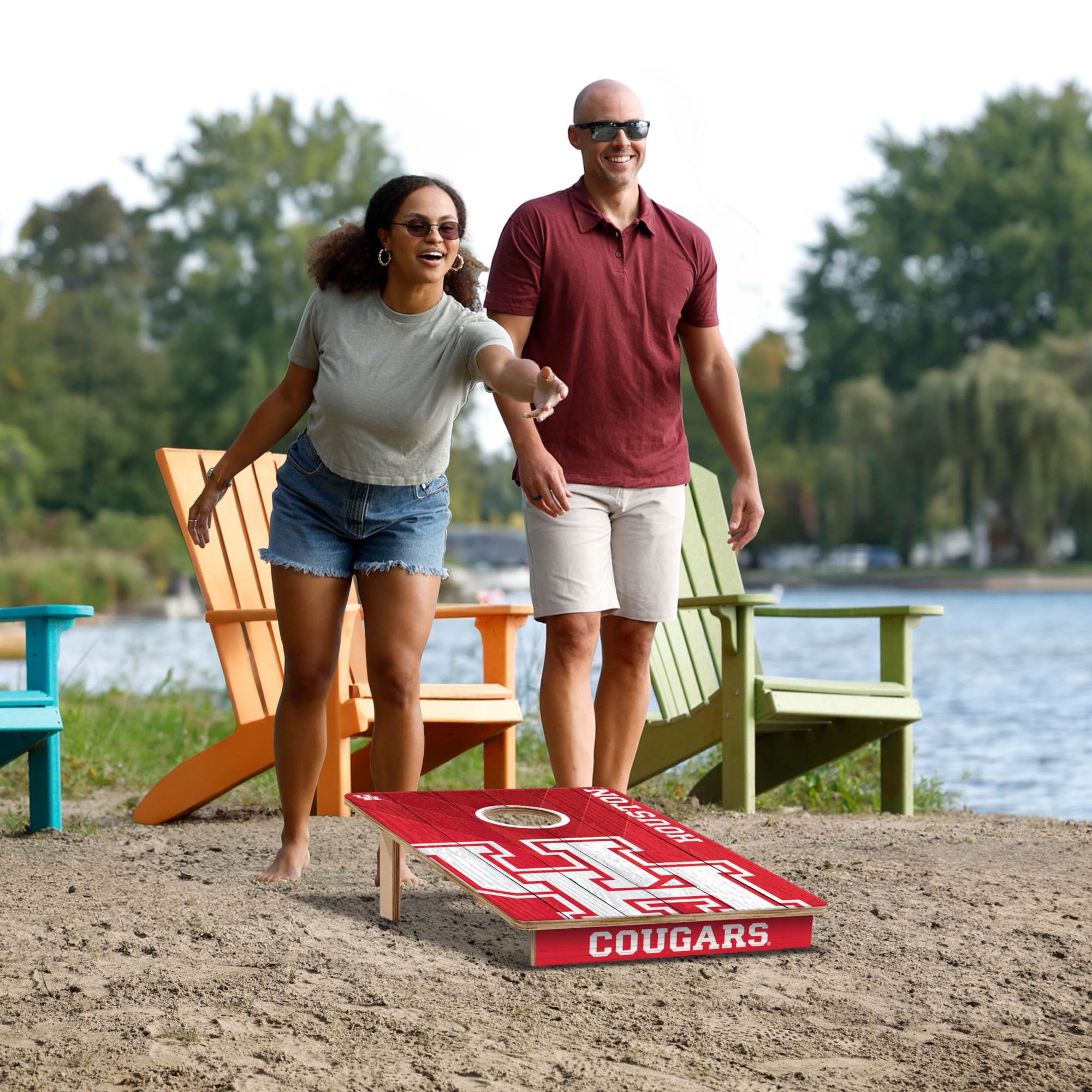 YouTheFan Houston Cougars 2' x 3' Cornhole Boards product image