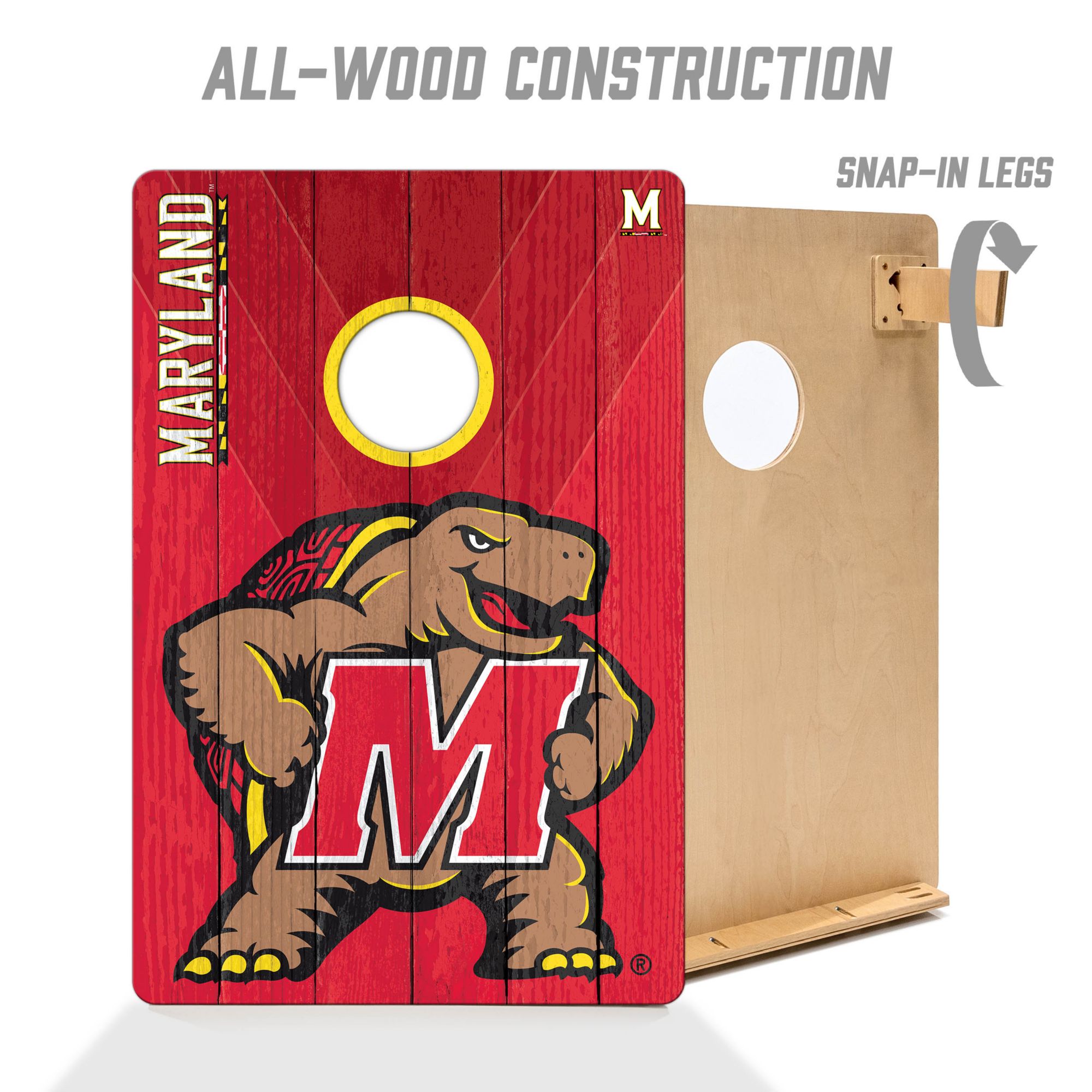 YouTheFan Maryland Terrapins 2' x 3' Cornhole Boards product image