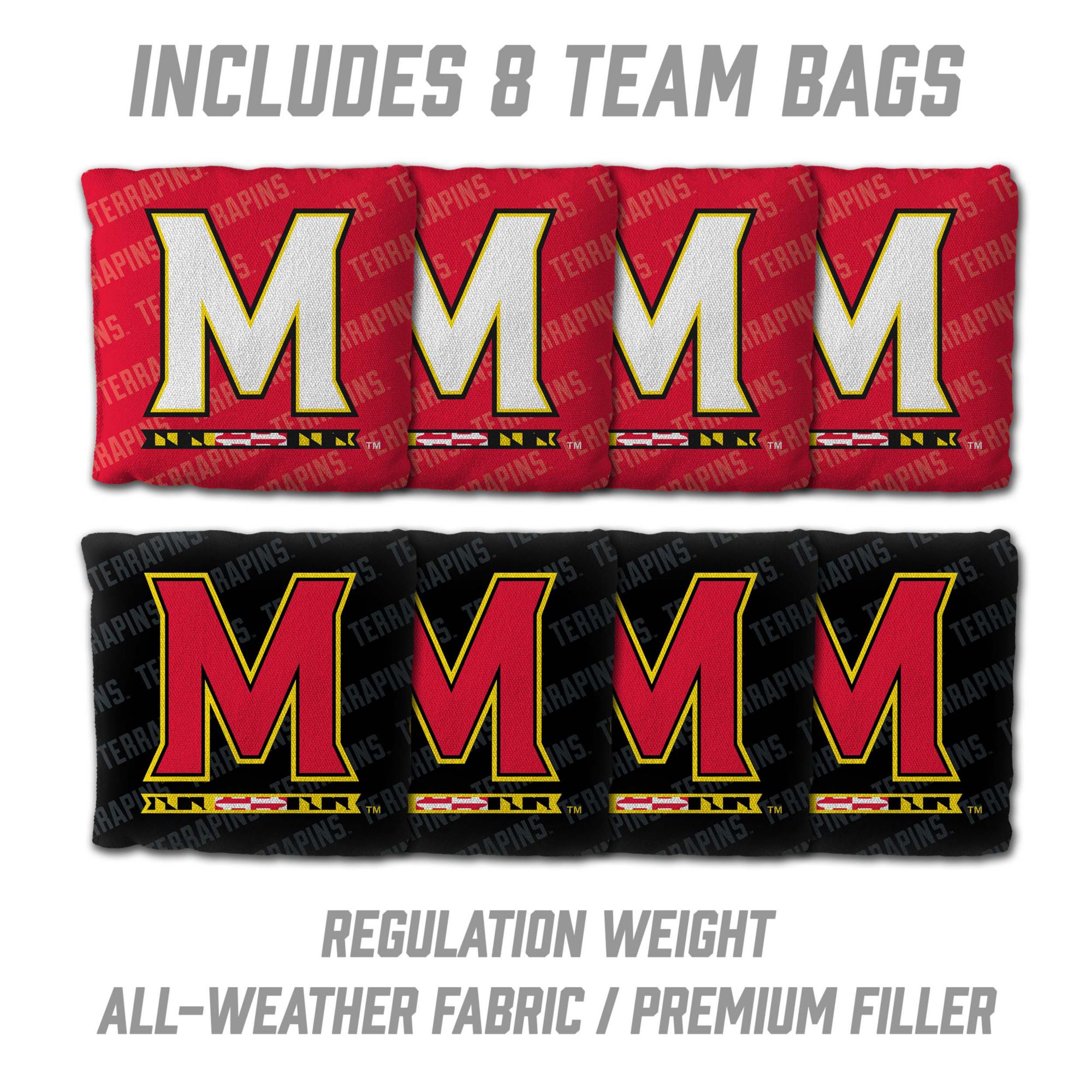 YouTheFan Maryland Terrapins 2' x 3' Cornhole Boards product image