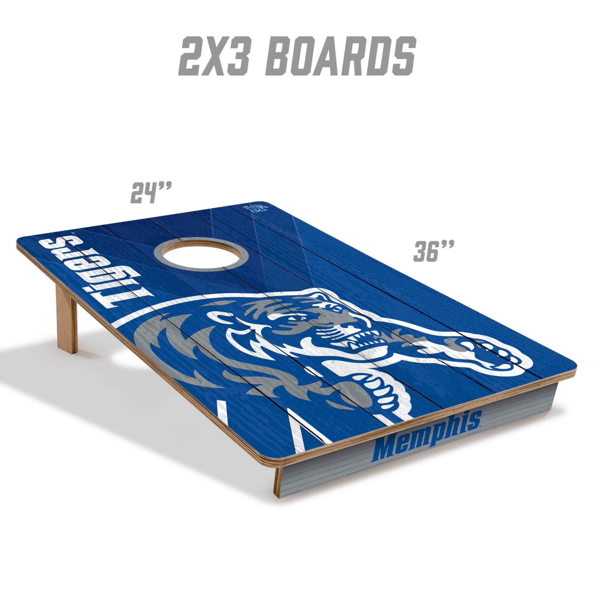 YouTheFan Memphis Tigers 2' x 3' Cornhole Boards product image