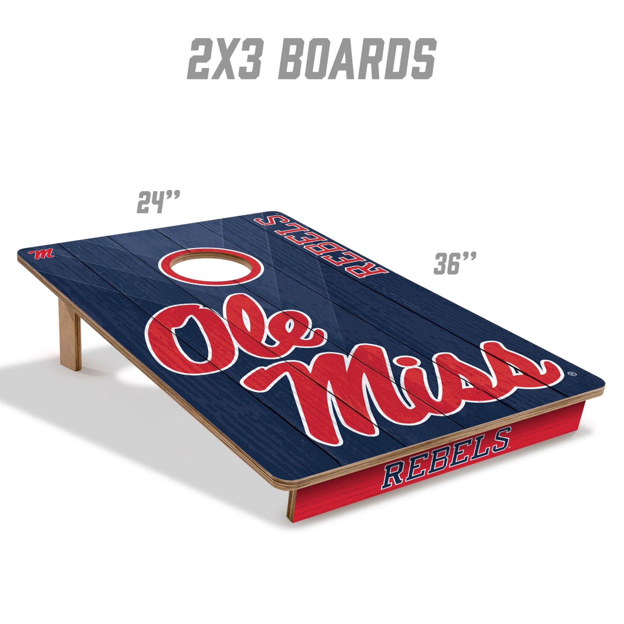 YouTheFan Mississippi College Choctaws 2' x 3' Cornhole Boards product image