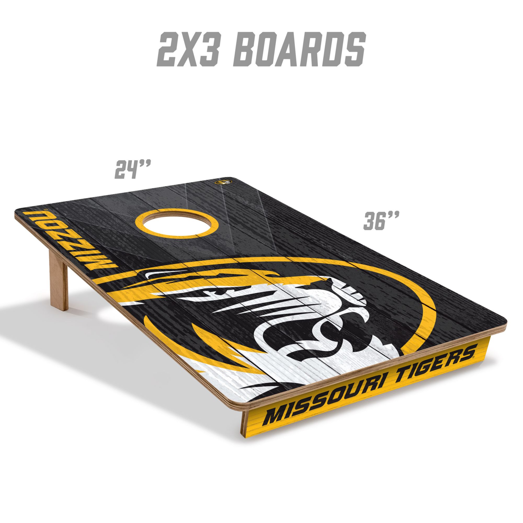 YouTheFan Missouri Tigers 2' x 3' Cornhole Boards product image