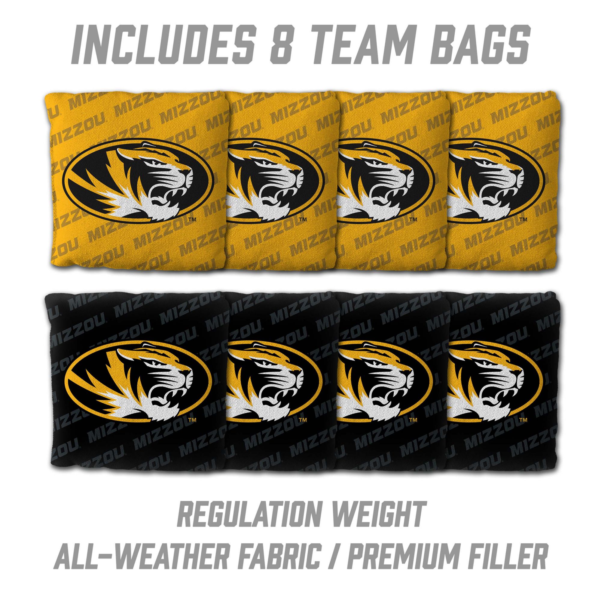 YouTheFan Missouri Tigers 2' x 3' Cornhole Boards product image
