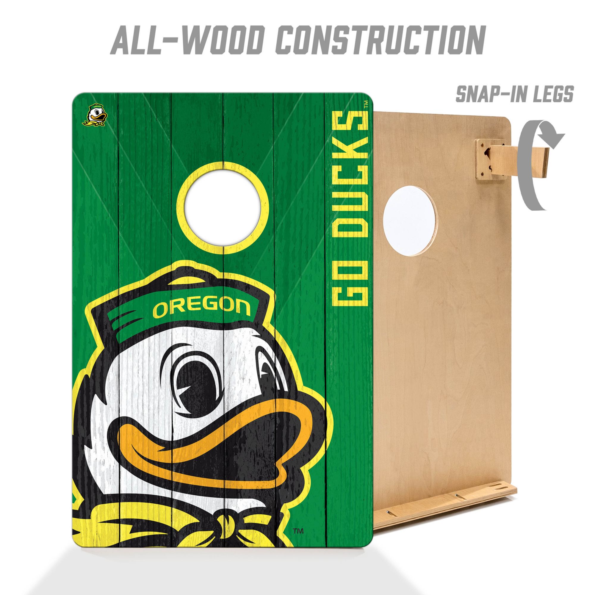 YouTheFan Oregon Ducks 2' x 3' Cornhole Boards product image