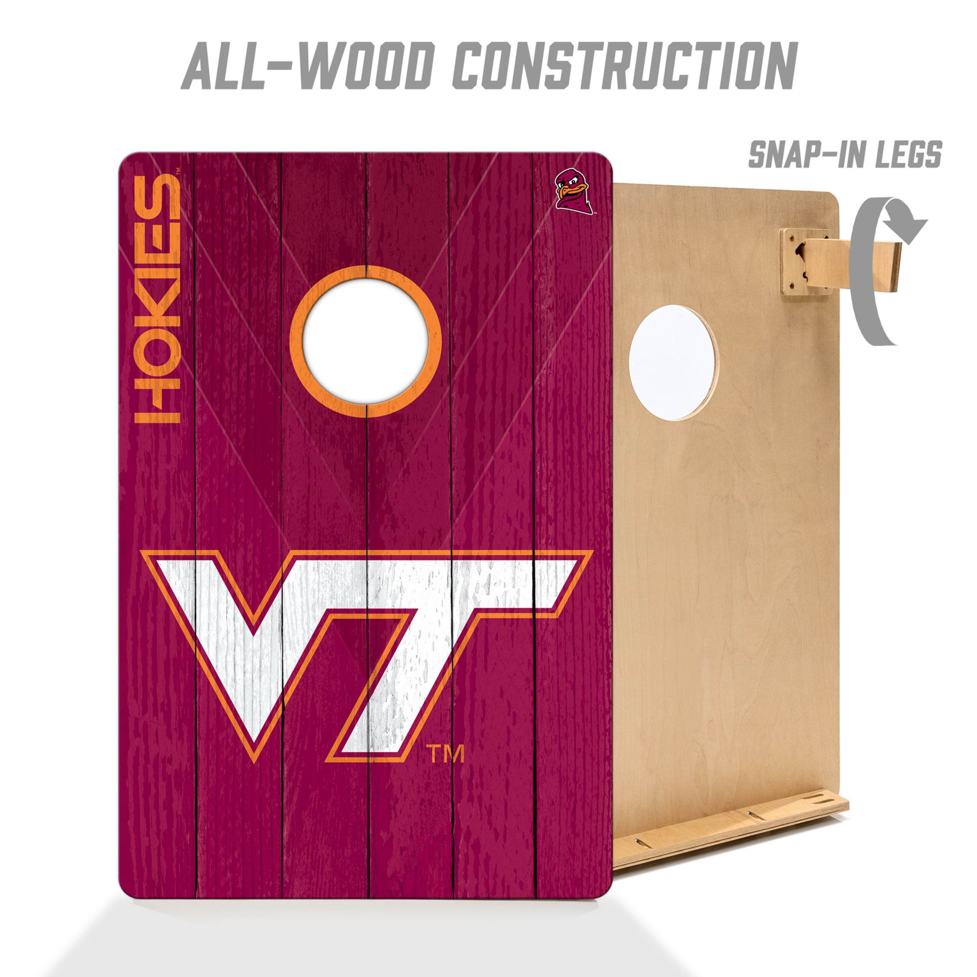 YouTheFan Virginia Tech Hokies 2' x 3' Cornhole Boards product image