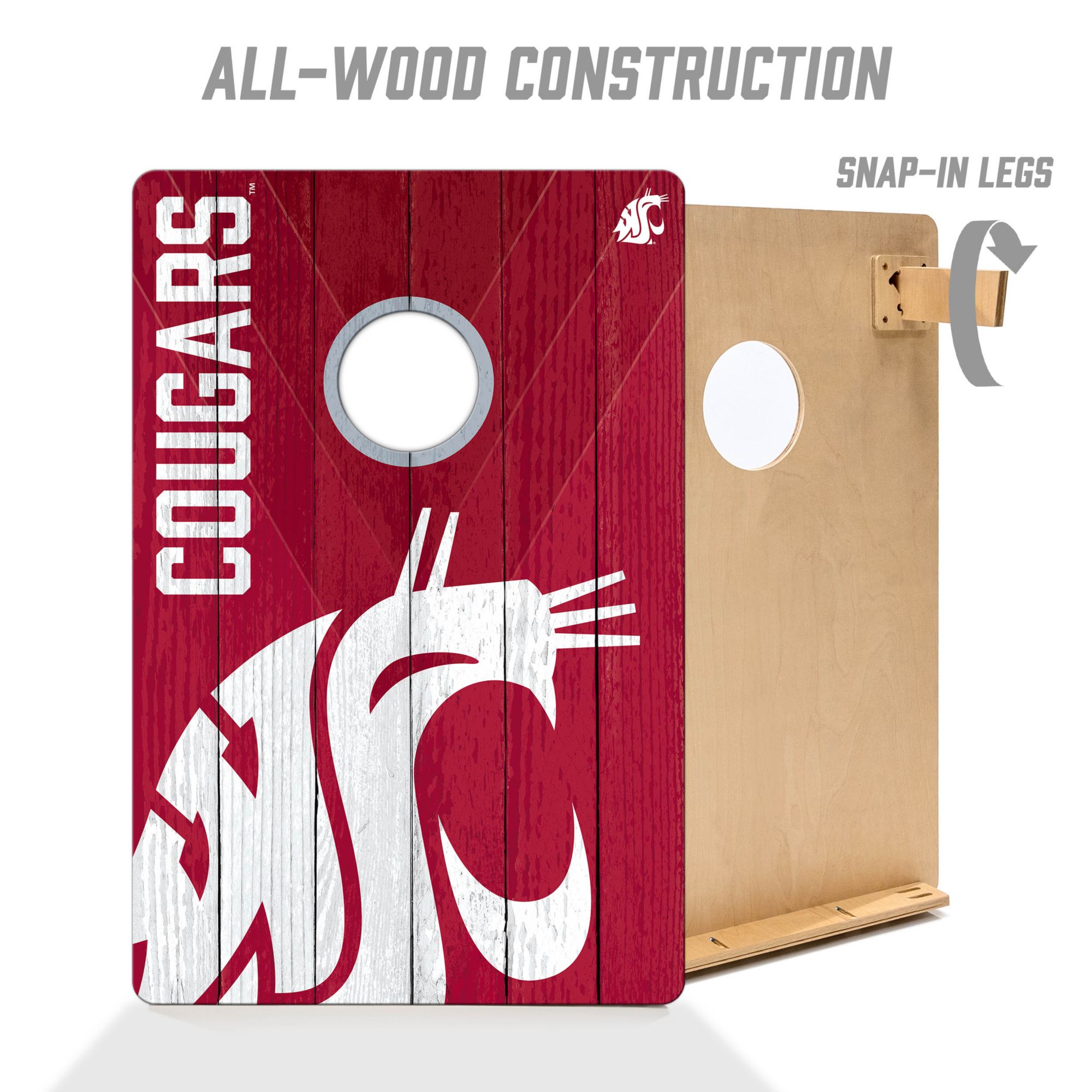 YouTheFan Washington State Cougars 2' x 3' Cornhole Boards product image