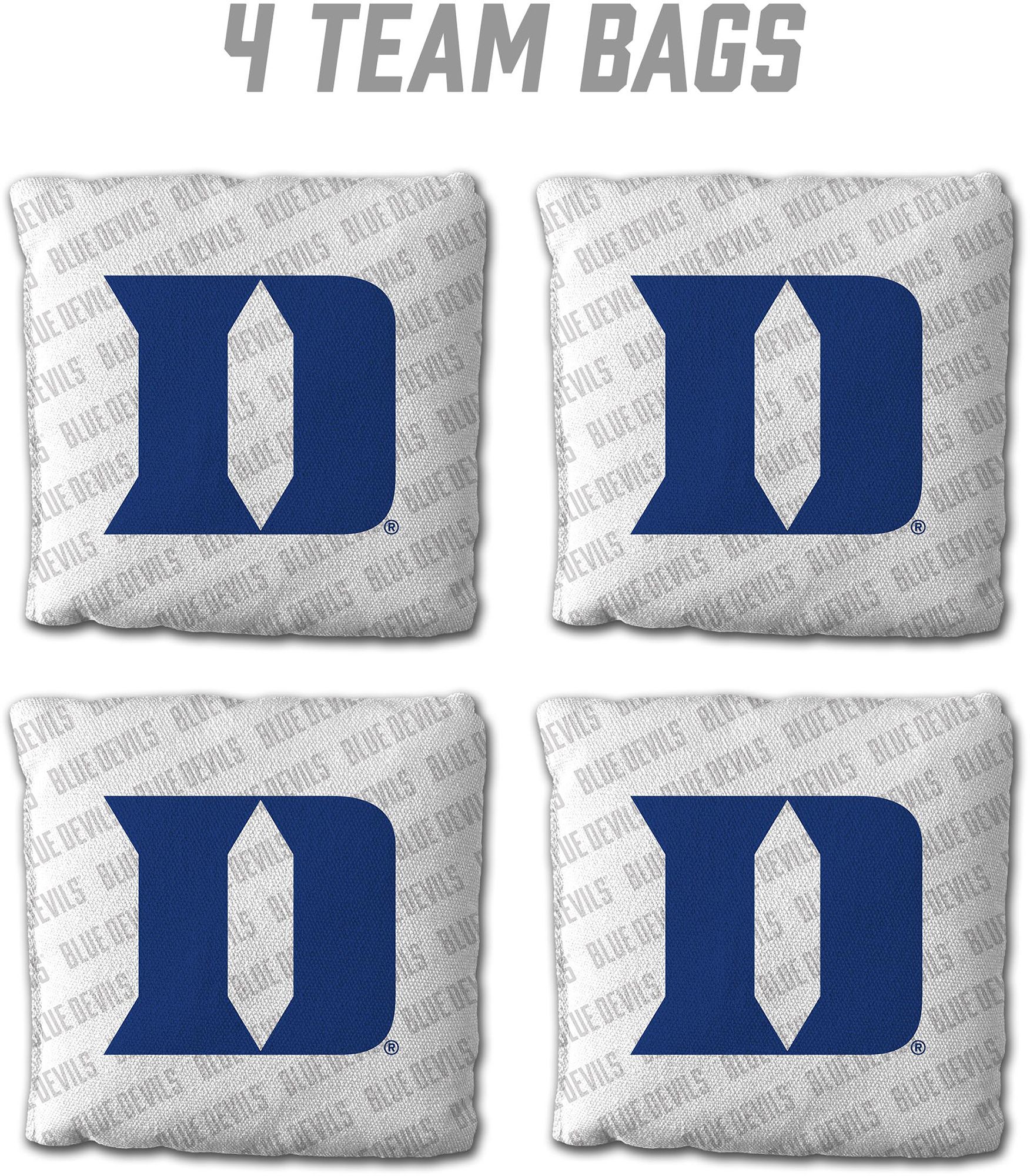 YouTheFan Duke Blue Devils White Cornhole Bean Bag Set product image
