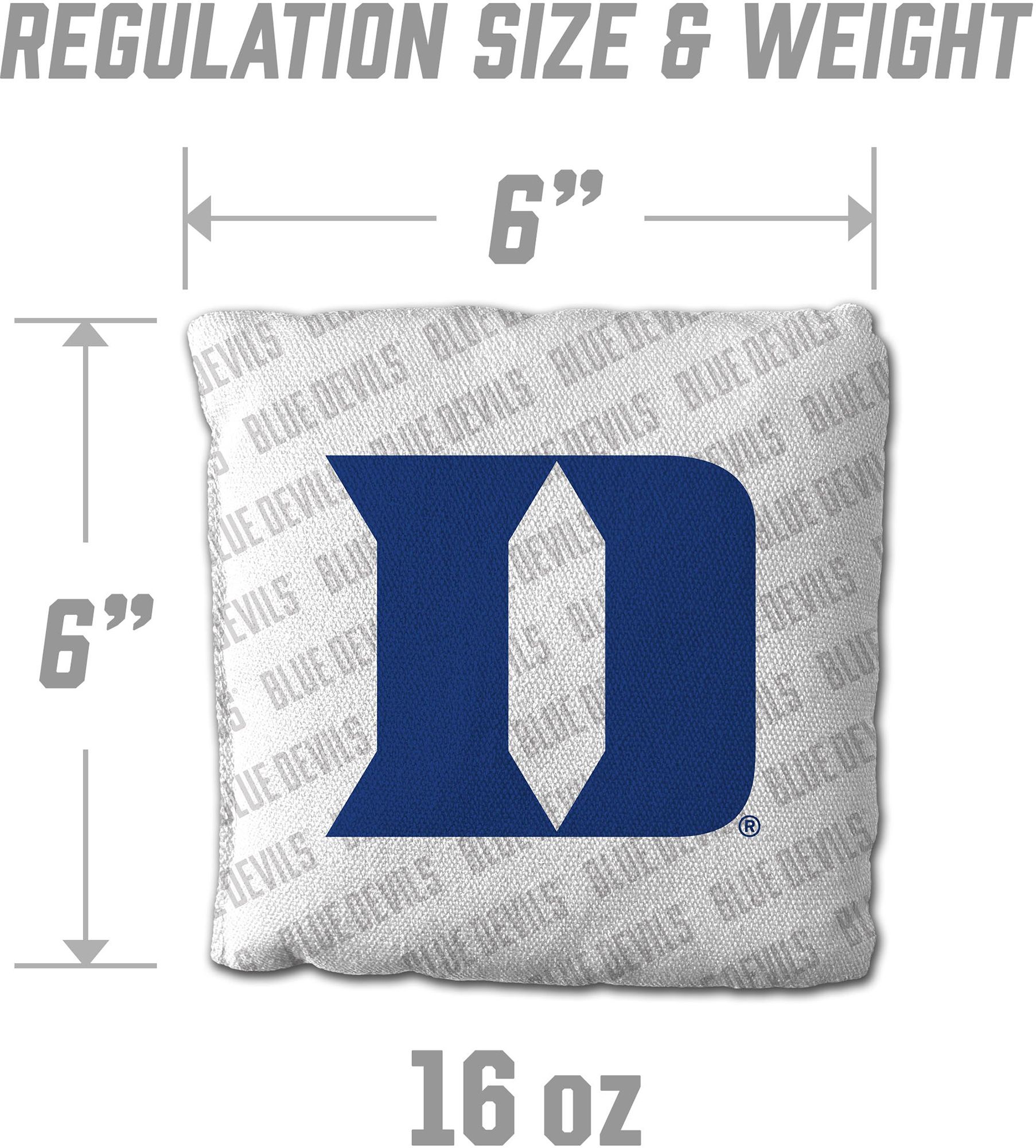 YouTheFan Duke Blue Devils White Cornhole Bean Bag Set product image