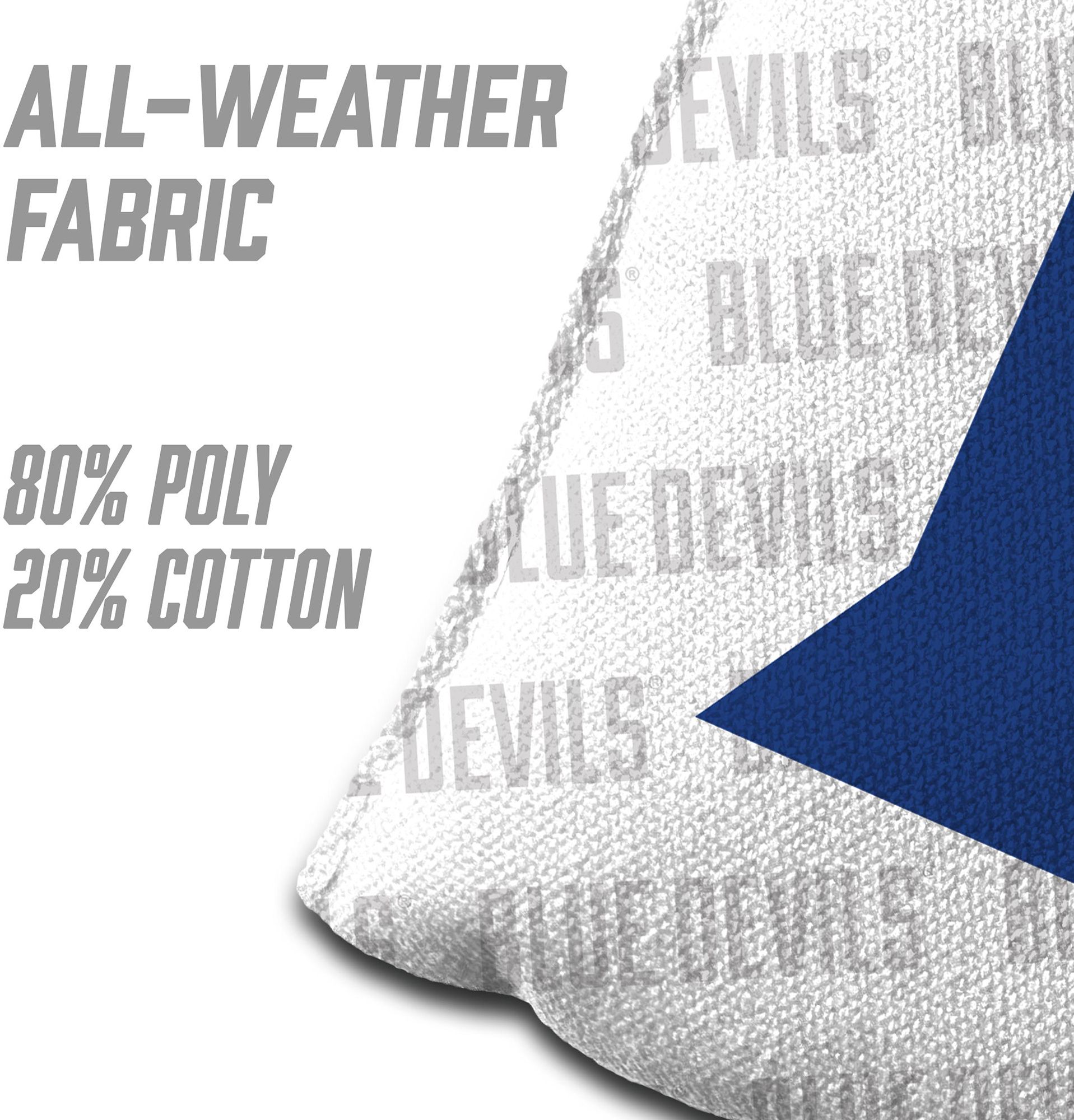 YouTheFan Duke Blue Devils White Cornhole Bean Bag Set product image