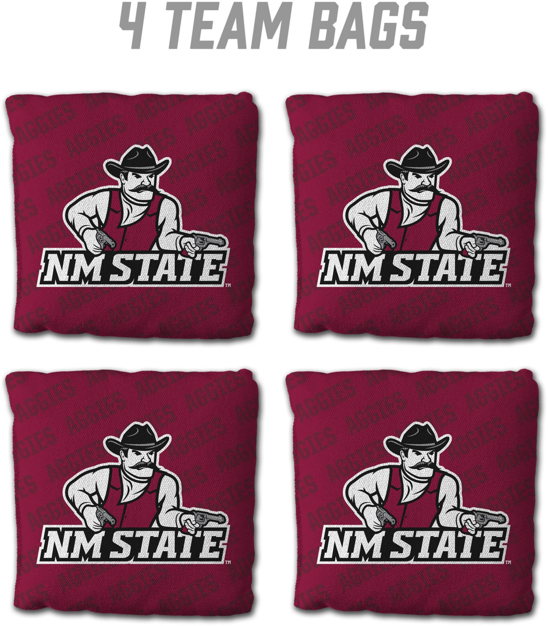 YouTheFan New Mexico State Aggies Maroon 4-Pack Cornhole Bean Bag Set product image