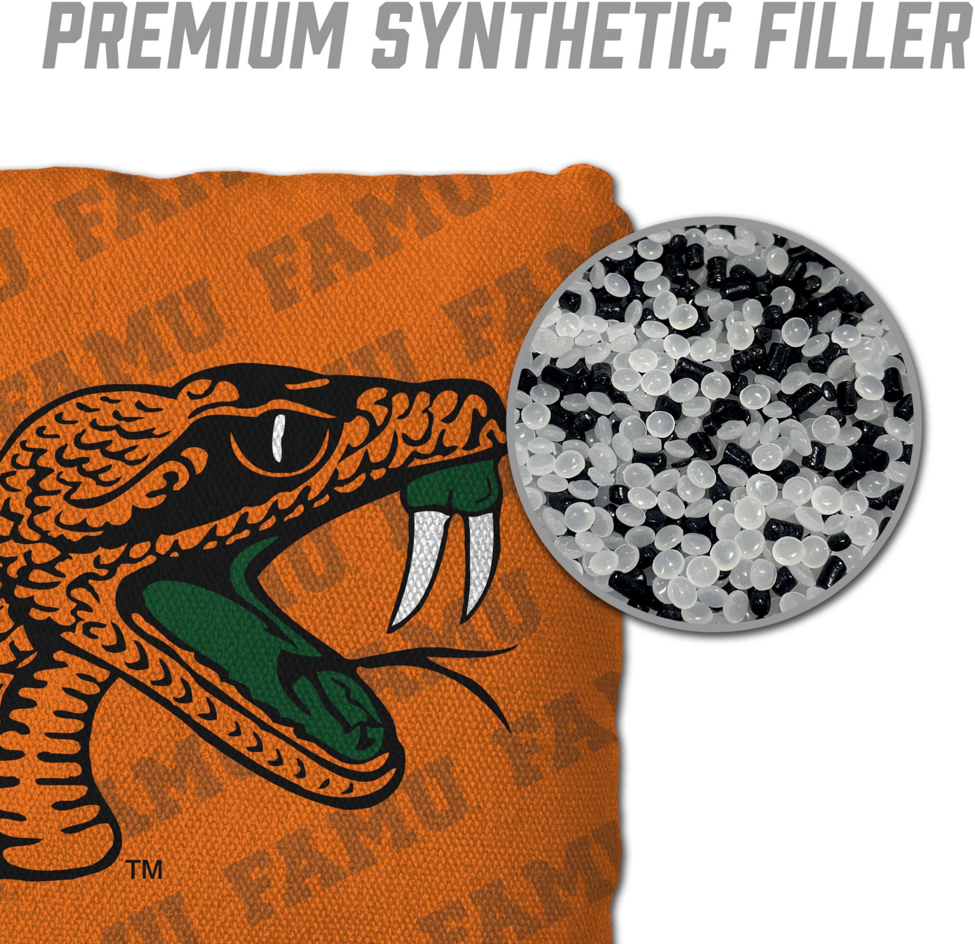 YouTheFan Florida A&M Rattlers Orange 4-Pack Cornhole Bean Bag Set product image