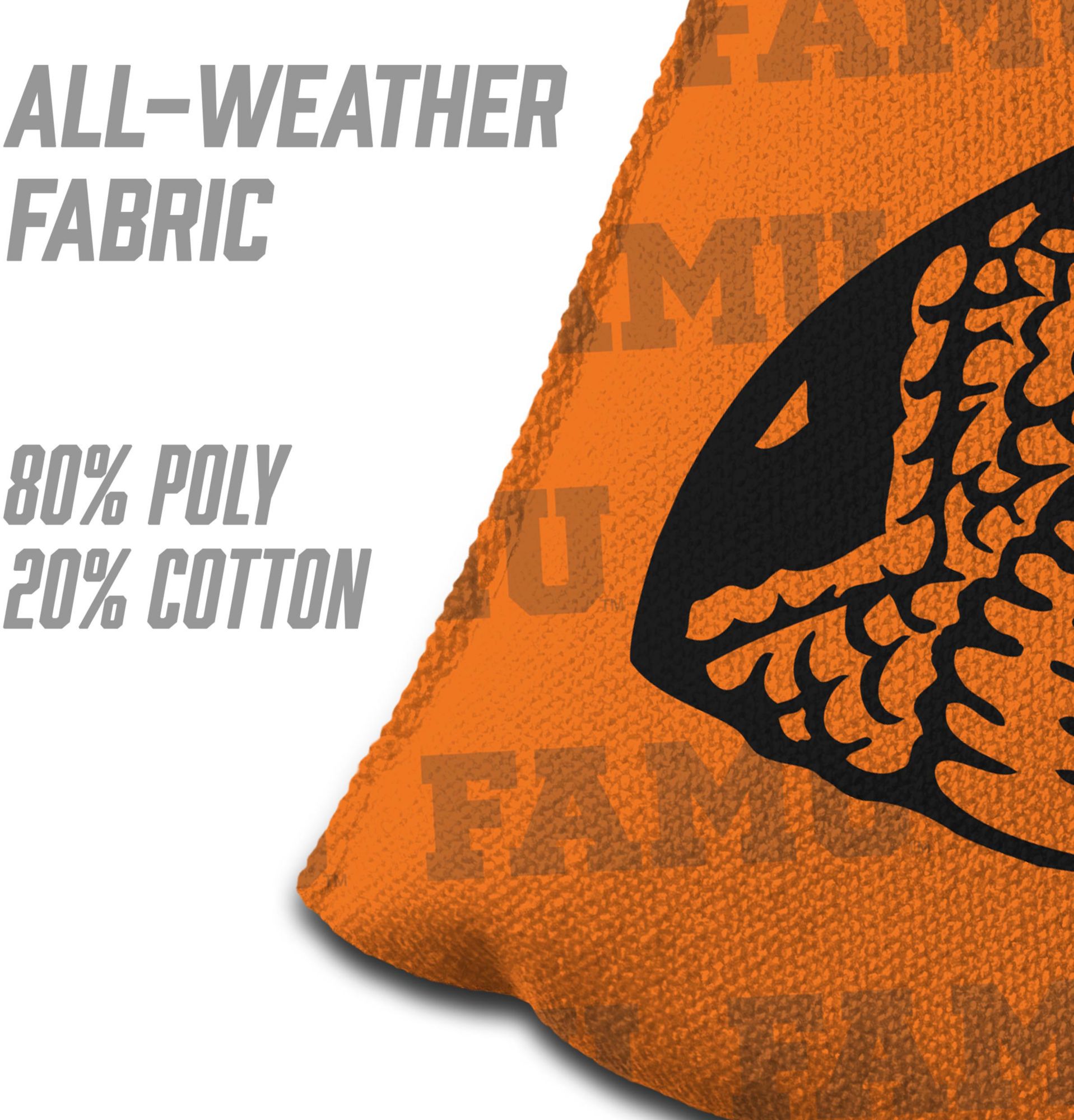 YouTheFan Florida A&M Rattlers Orange 4-Pack Cornhole Bean Bag Set product image