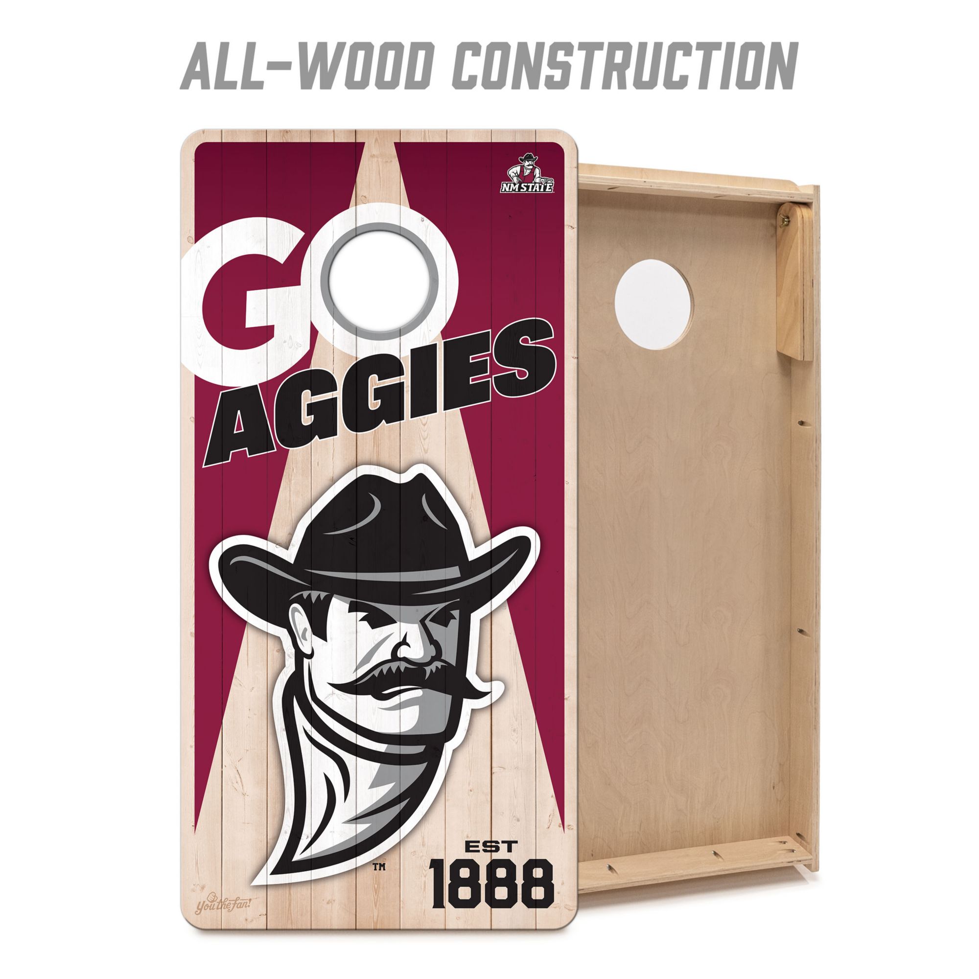 YouTheFan New Mexico State Aggies 2' x 4' Cornhole Boards product image