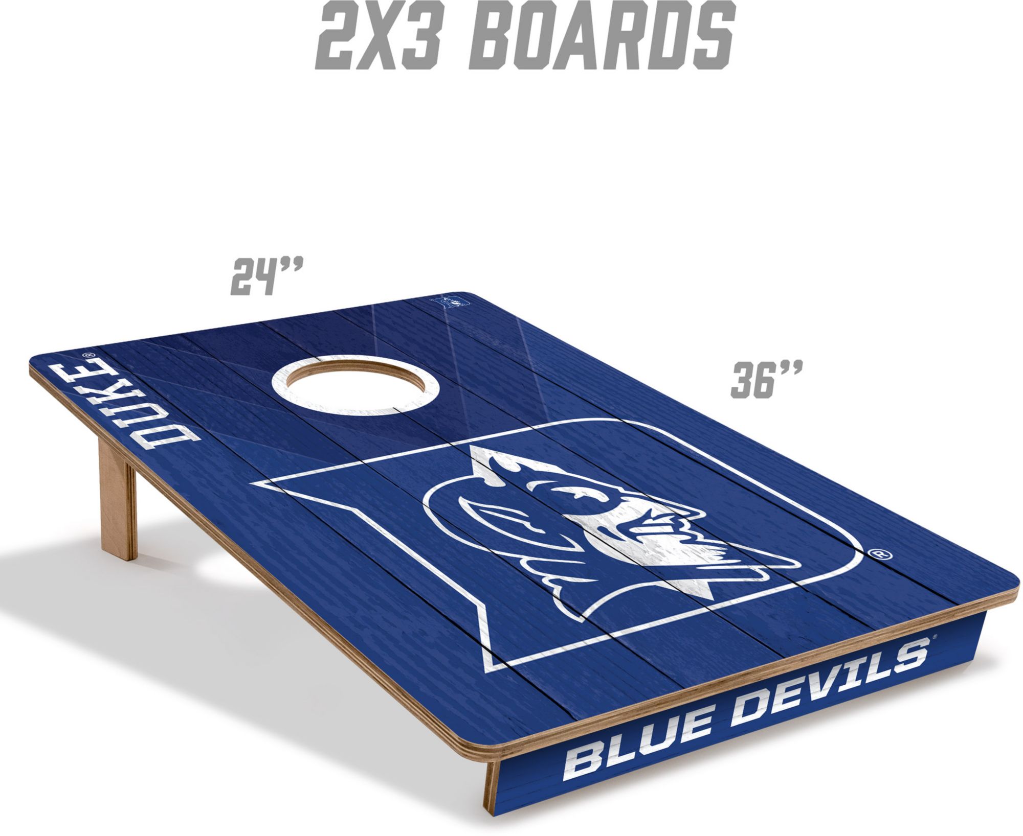 YouTheFan Duke Blue Devils 2' x 3' Cornhole Boards product image