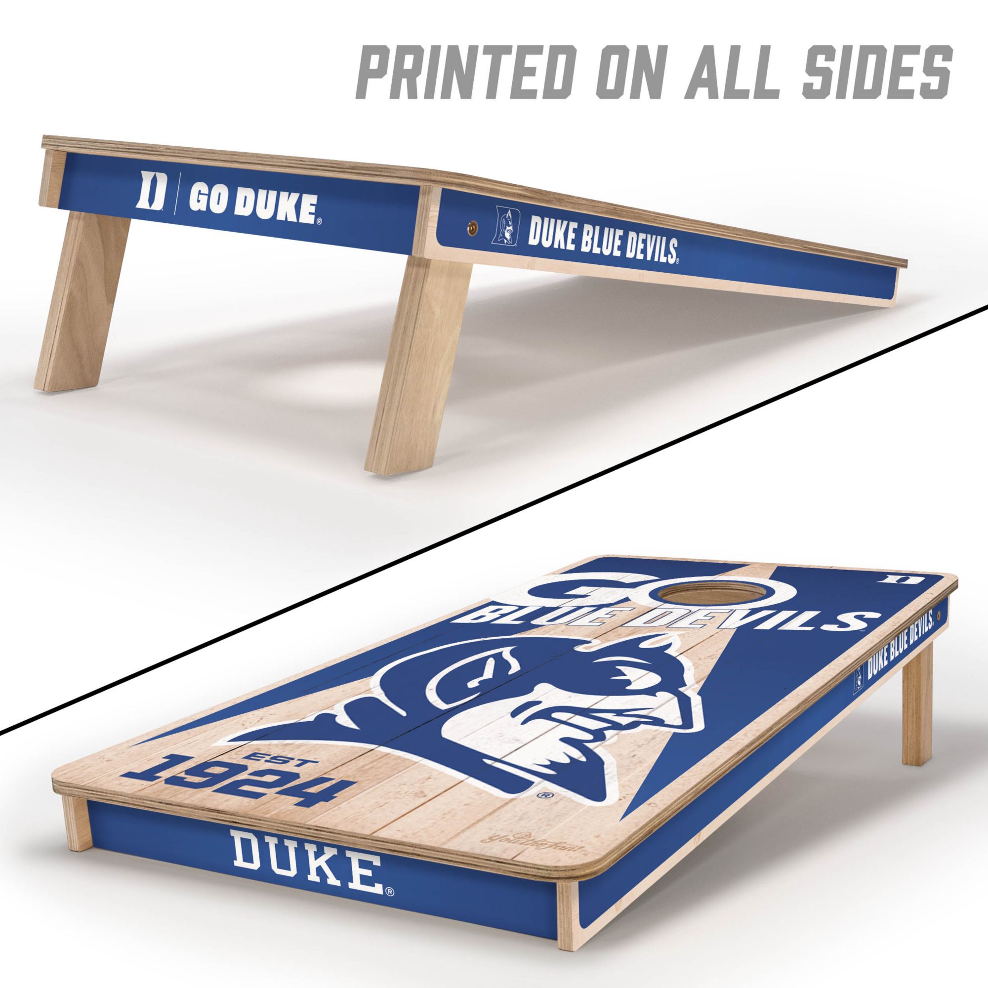 YouTheFan Duke Blue Devils 2' x 4' Cornhole Boards product image