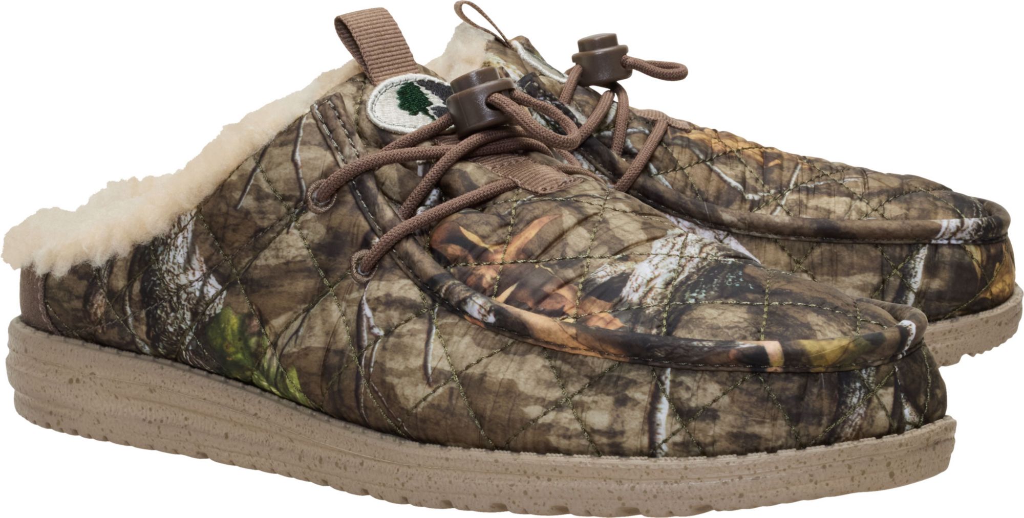 Hey Dude Men's Mossy Oak Country Roots Wally Camp Slip Shoes product image