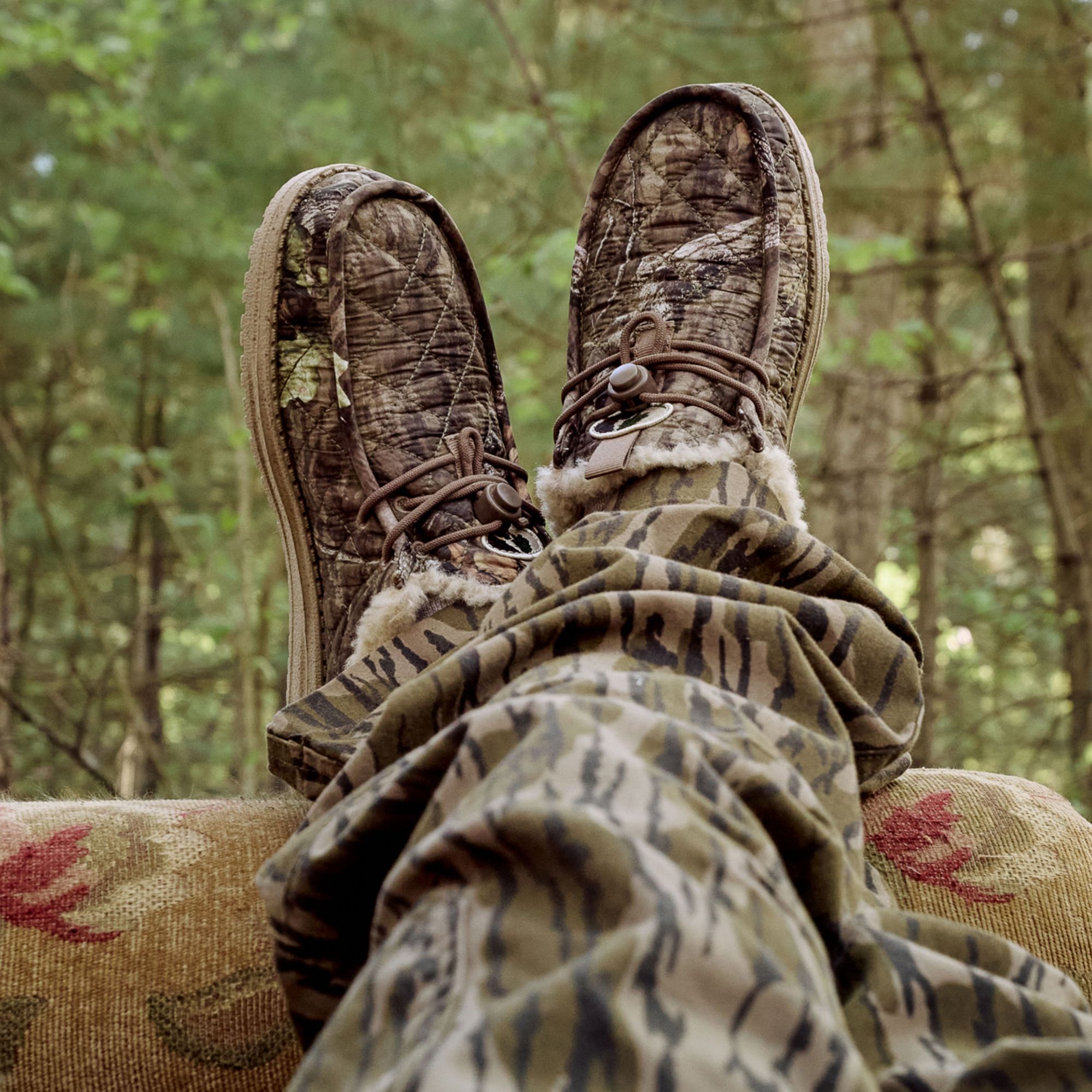 Hey Dude Men's Mossy Oak Country Roots Wally Camp Slip Shoes product image