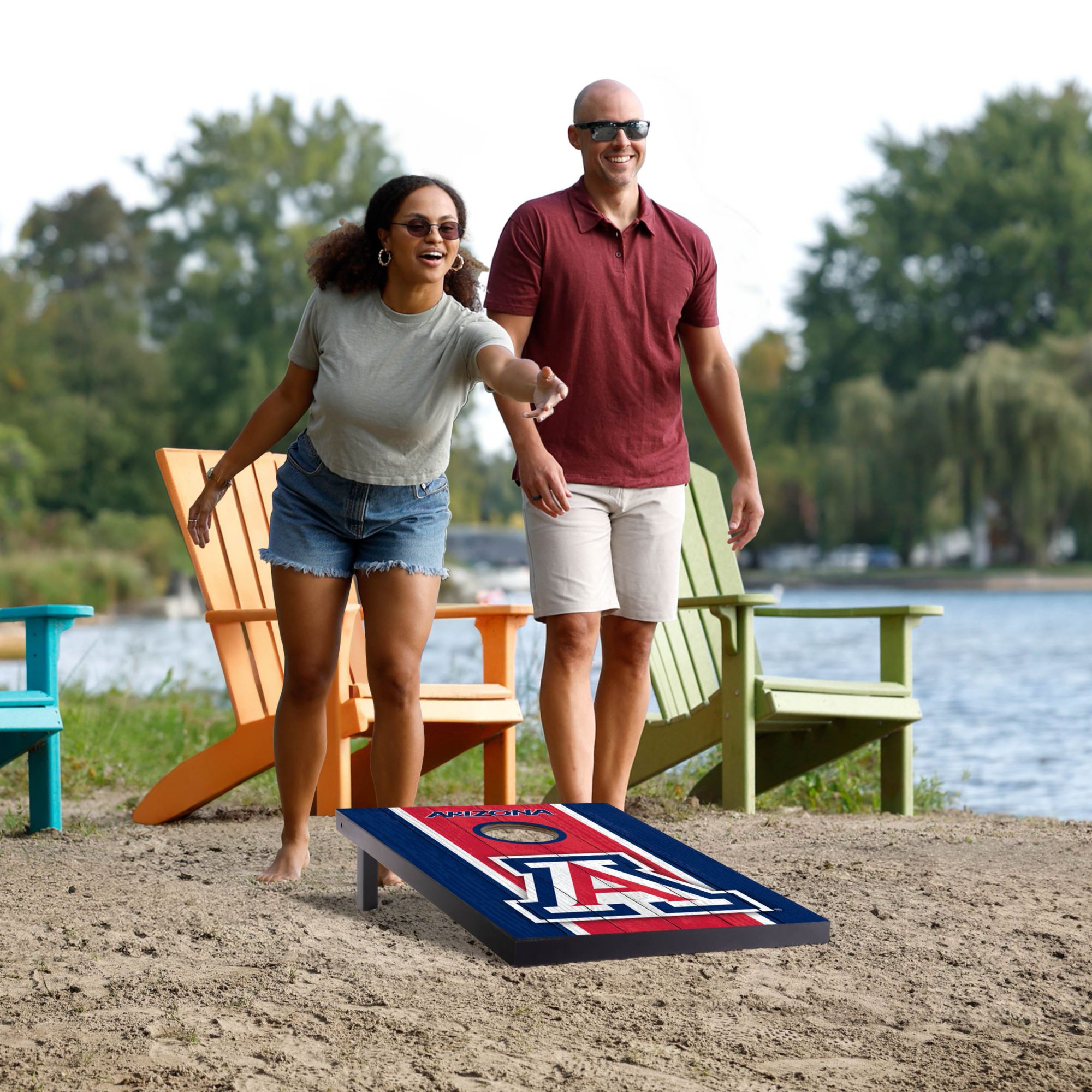 YouTheFan Arizona Wildcats 2' x 3' MDF Cornhole Boards product image