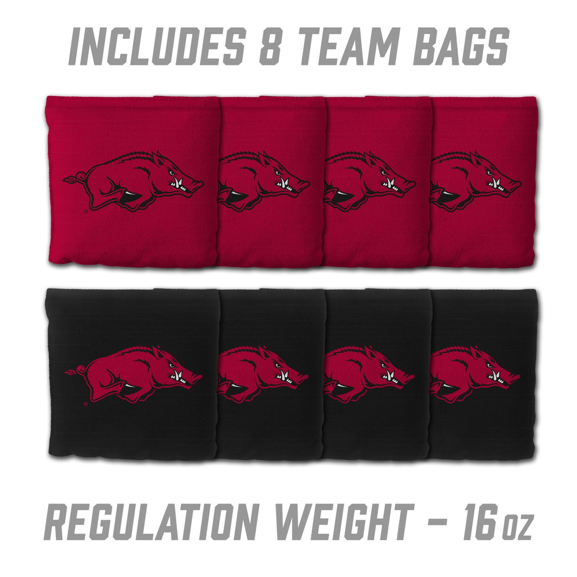 YouTheFan Arkansas Razorbacks 2' x 3' MDF Cornhole Boards product image