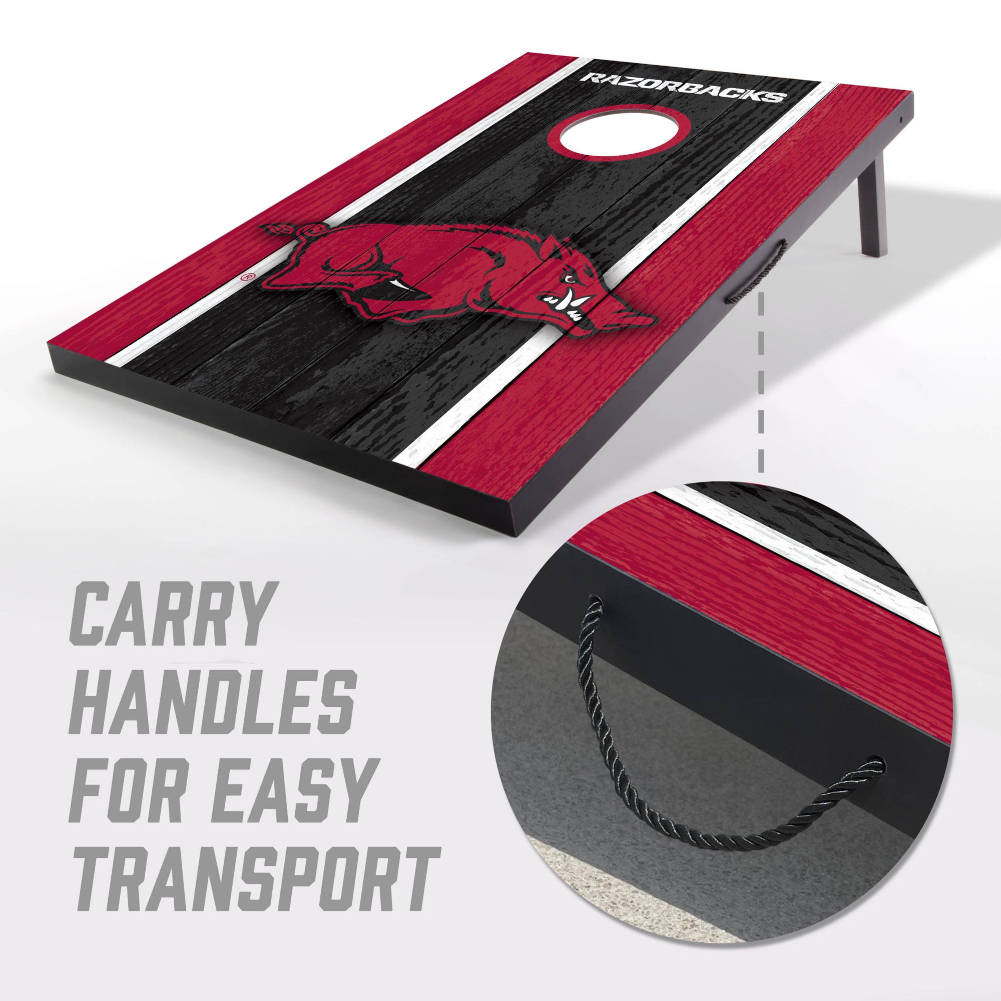 YouTheFan Arkansas Razorbacks 2' x 3' MDF Cornhole Boards product image