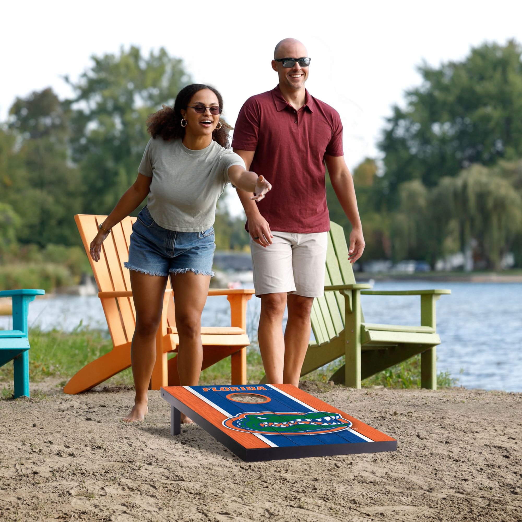 YouTheFan Florida Gators 2' x 3' MDF Cornhole Boards product image