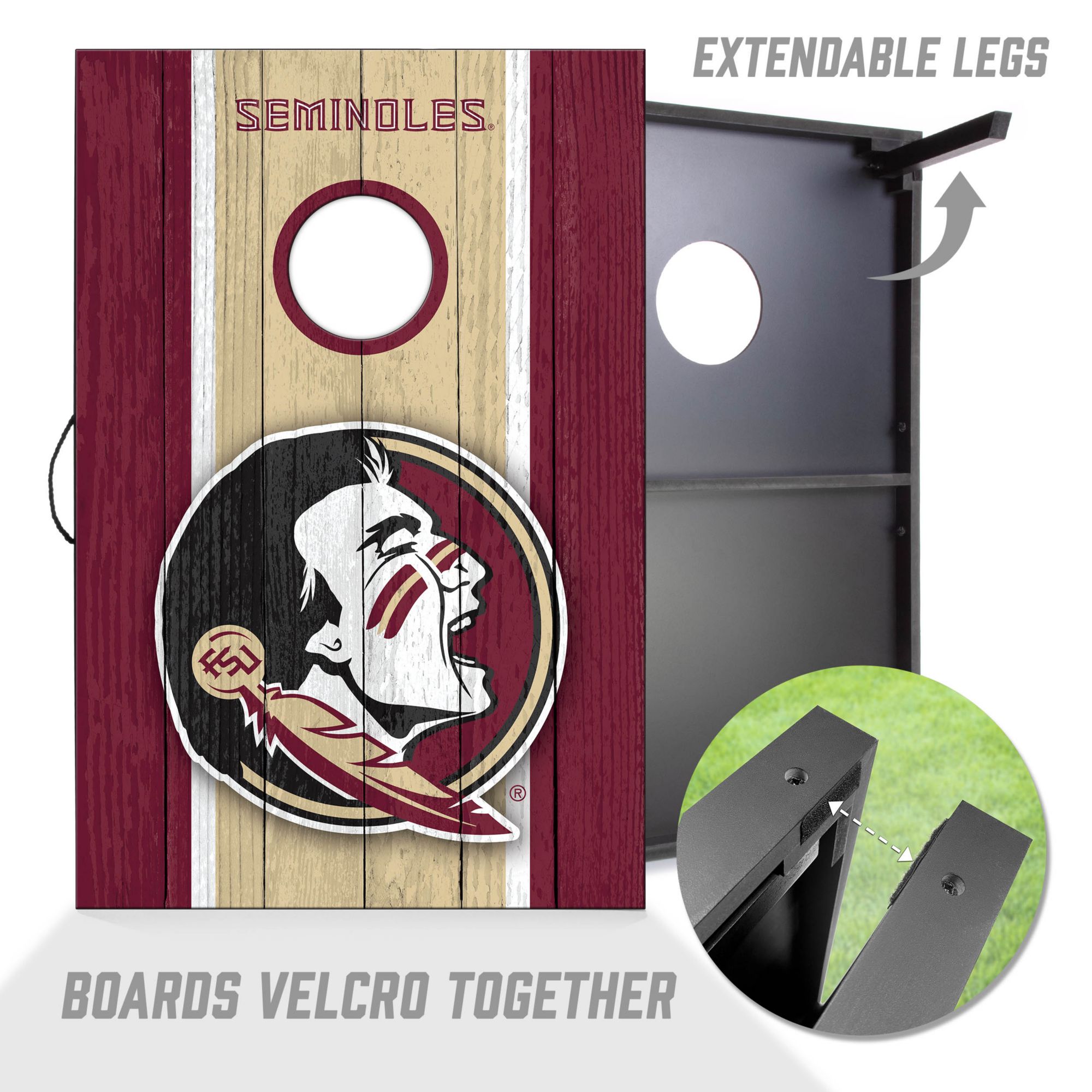 YouTheFan Florida State Seminoles 2' x 3' MDF Cornhole Boards product image