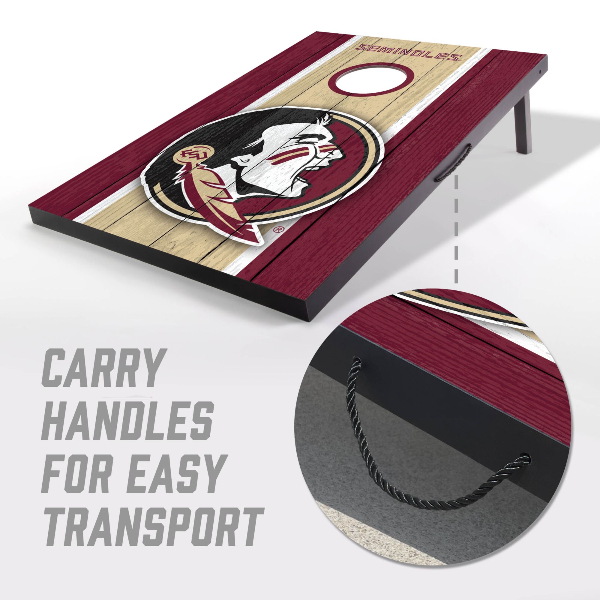 YouTheFan Florida State Seminoles 2' x 3' MDF Cornhole Boards product image