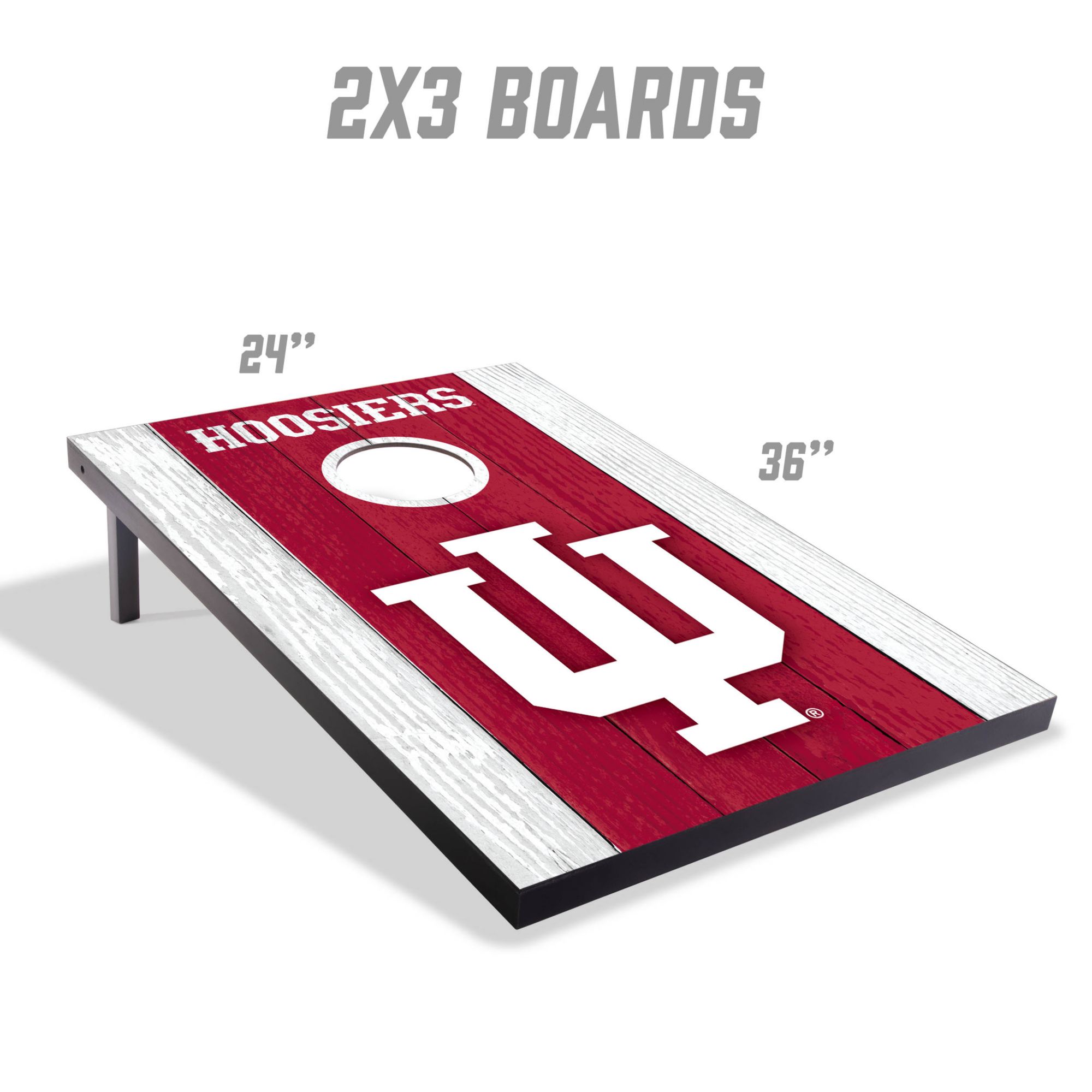 YouTheFan Indiana Hoosiers 2' x 3' MDF Cornhole Boards product image