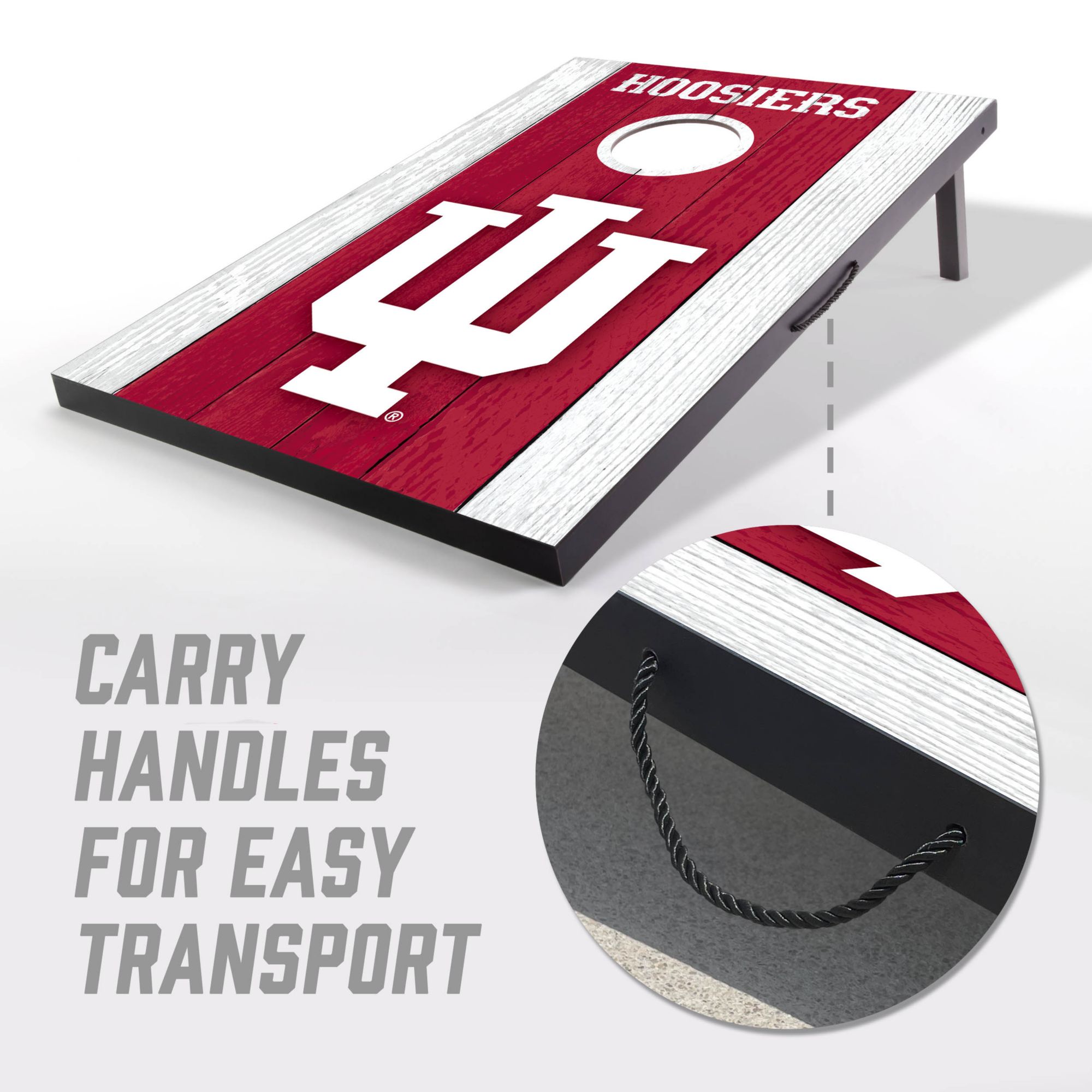 YouTheFan Indiana Hoosiers 2' x 3' MDF Cornhole Boards product image