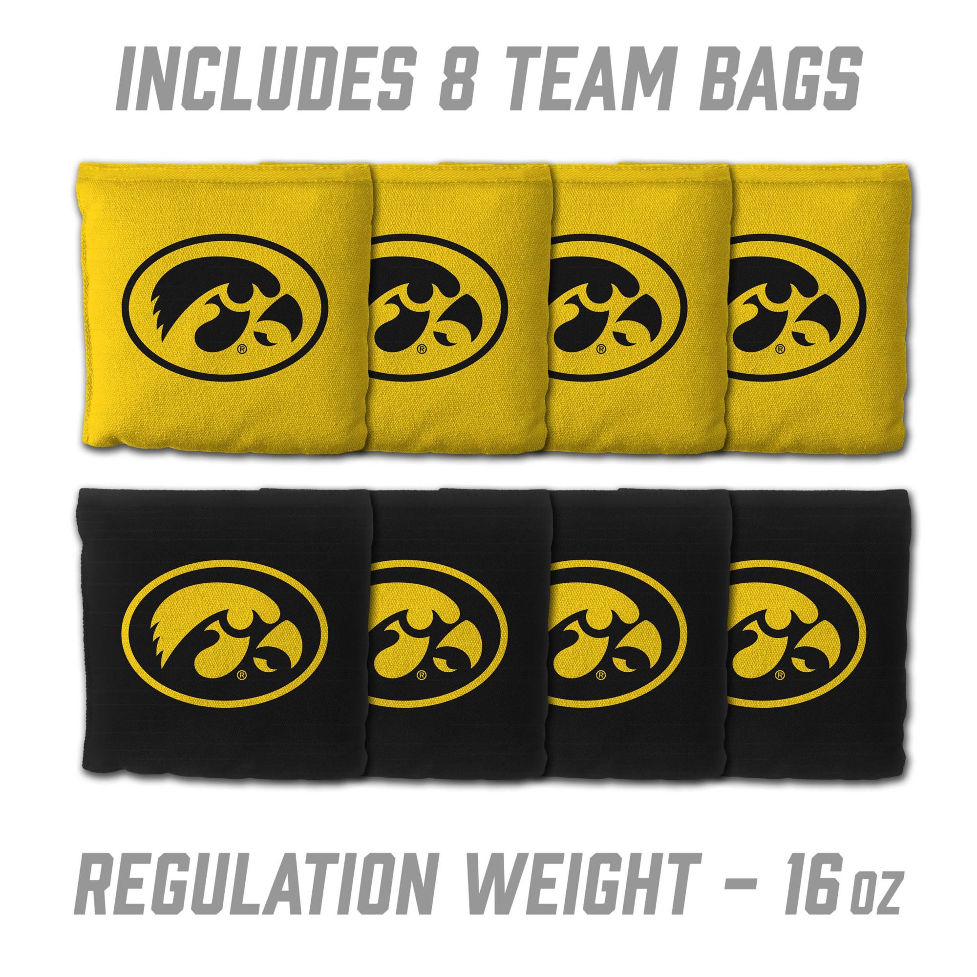 YouTheFan Iowa Hawkeyes 2' x 3' MDF Cornhole Boards product image