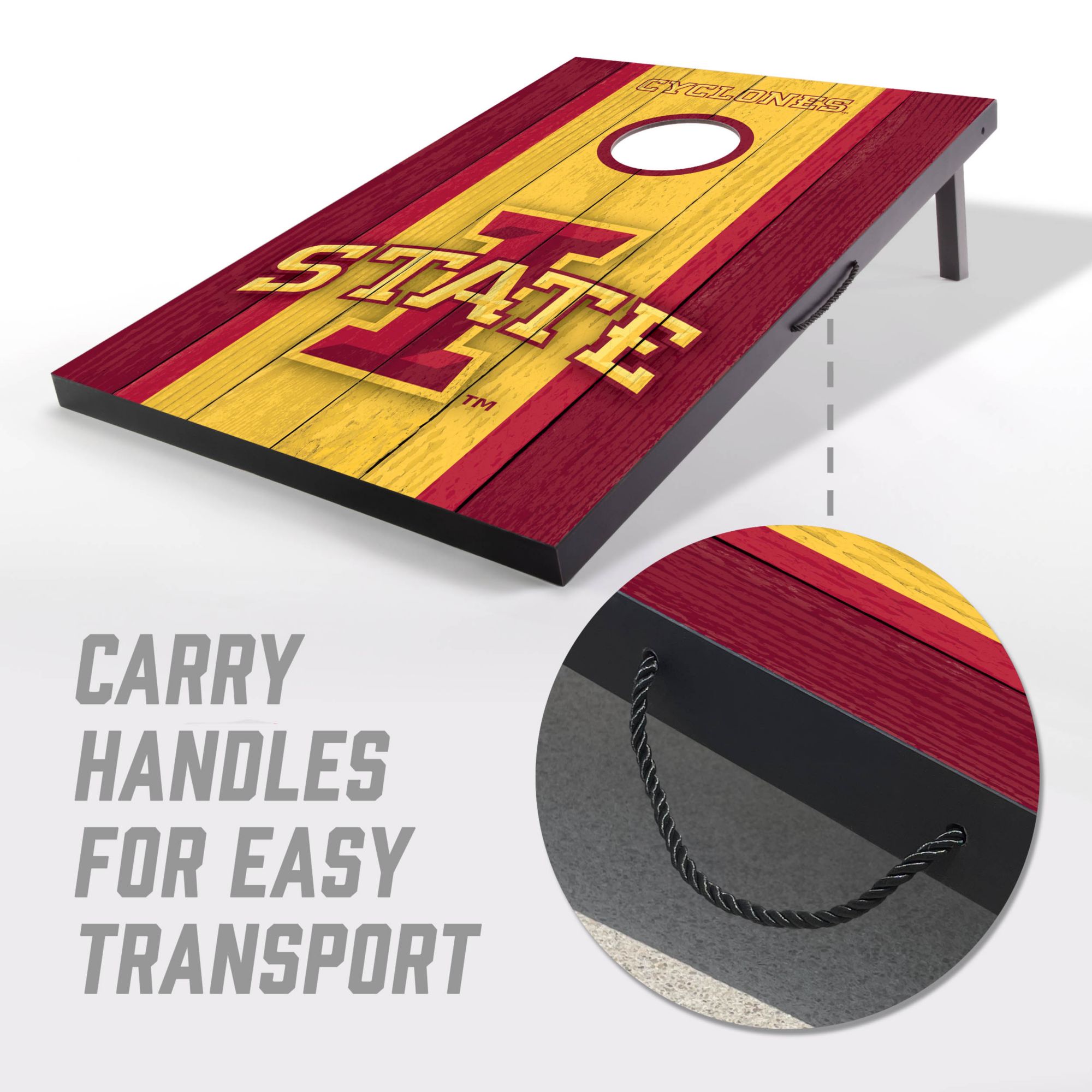 YouTheFan Iowa State Cyclones 2' x 3' MDF Cornhole Boards product image