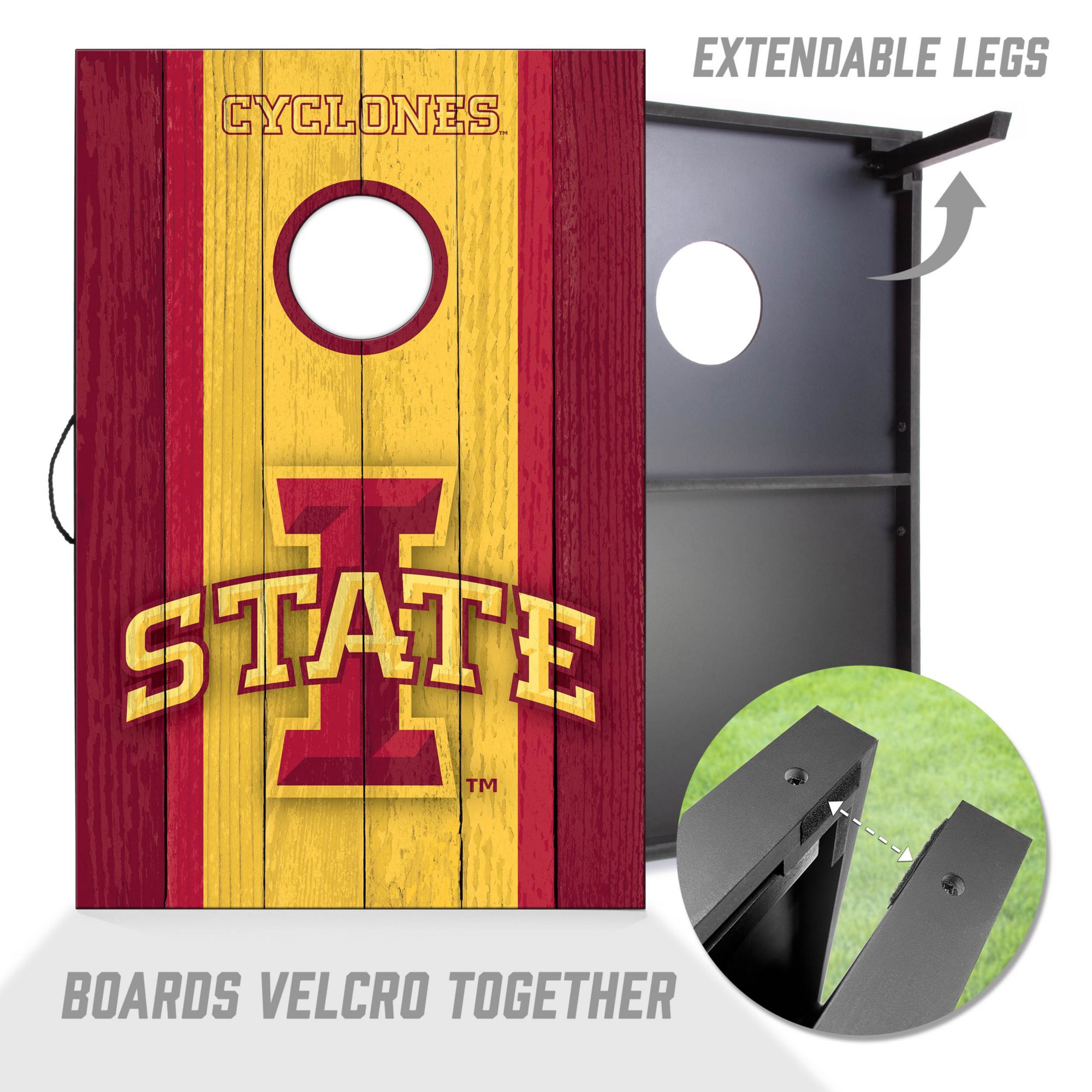 YouTheFan Iowa State Cyclones 2' x 3' MDF Cornhole Boards product image
