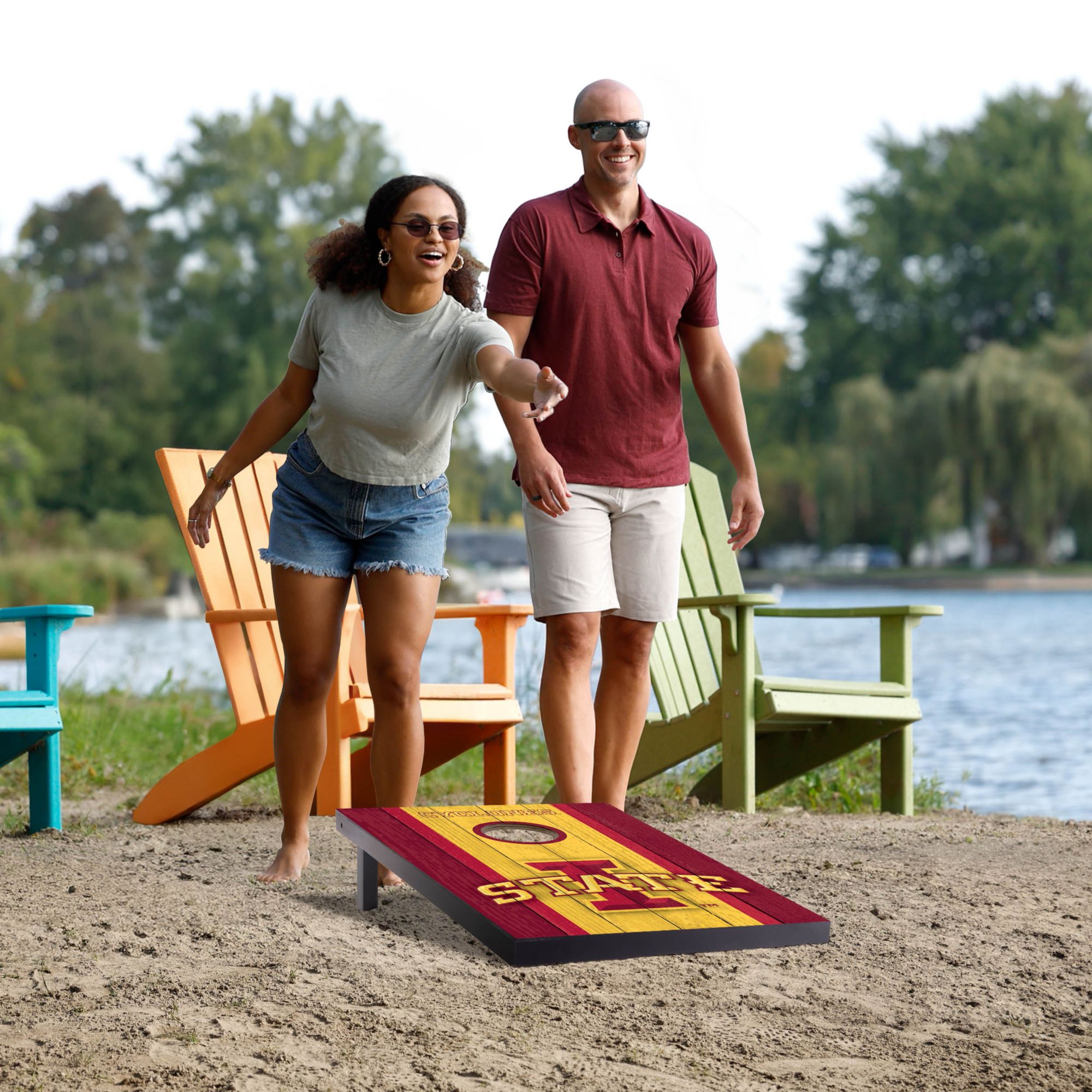 YouTheFan Iowa State Cyclones 2' x 3' MDF Cornhole Boards product image
