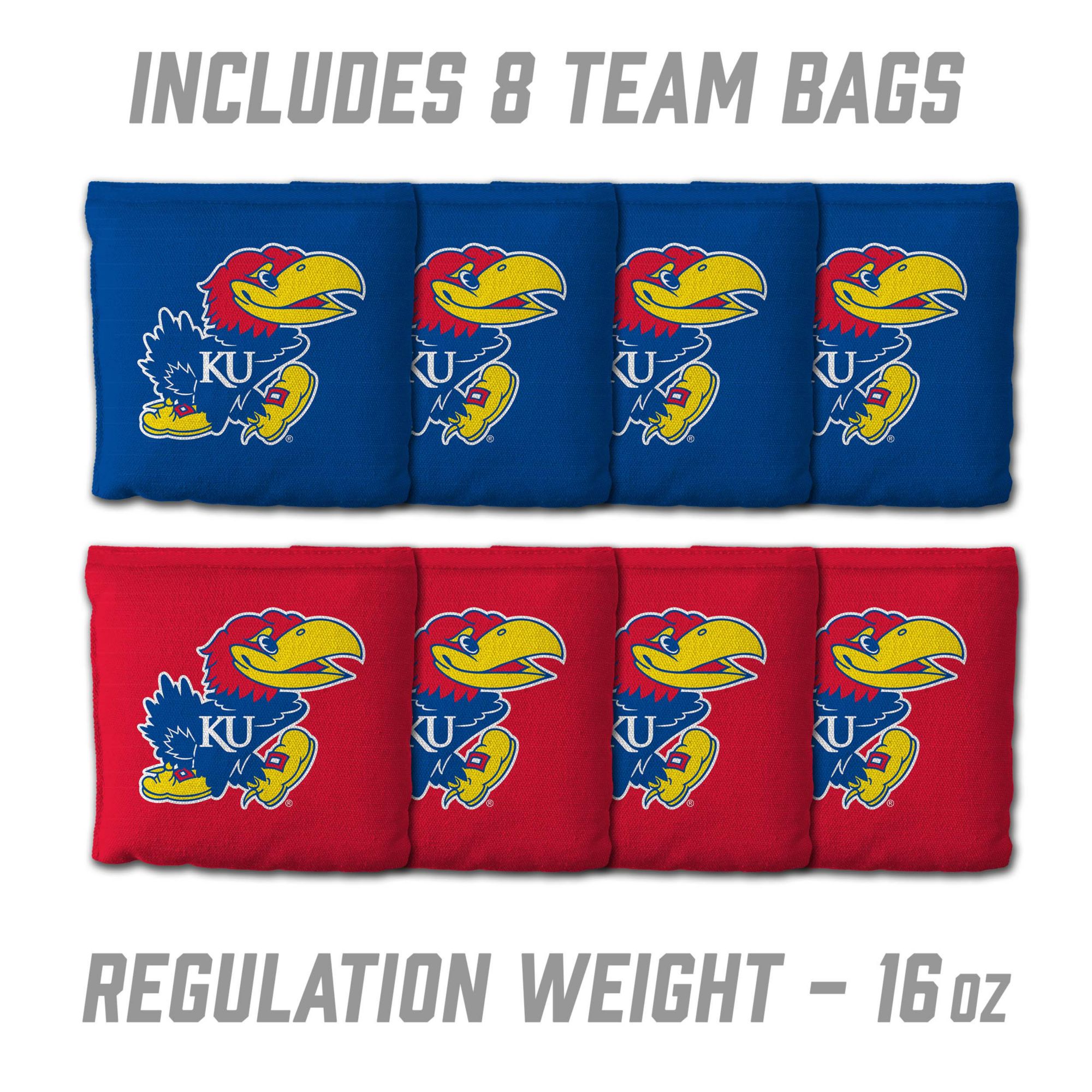 YouTheFan Kansas Jayhawks 2' x 3' MDF Cornhole Boards product image