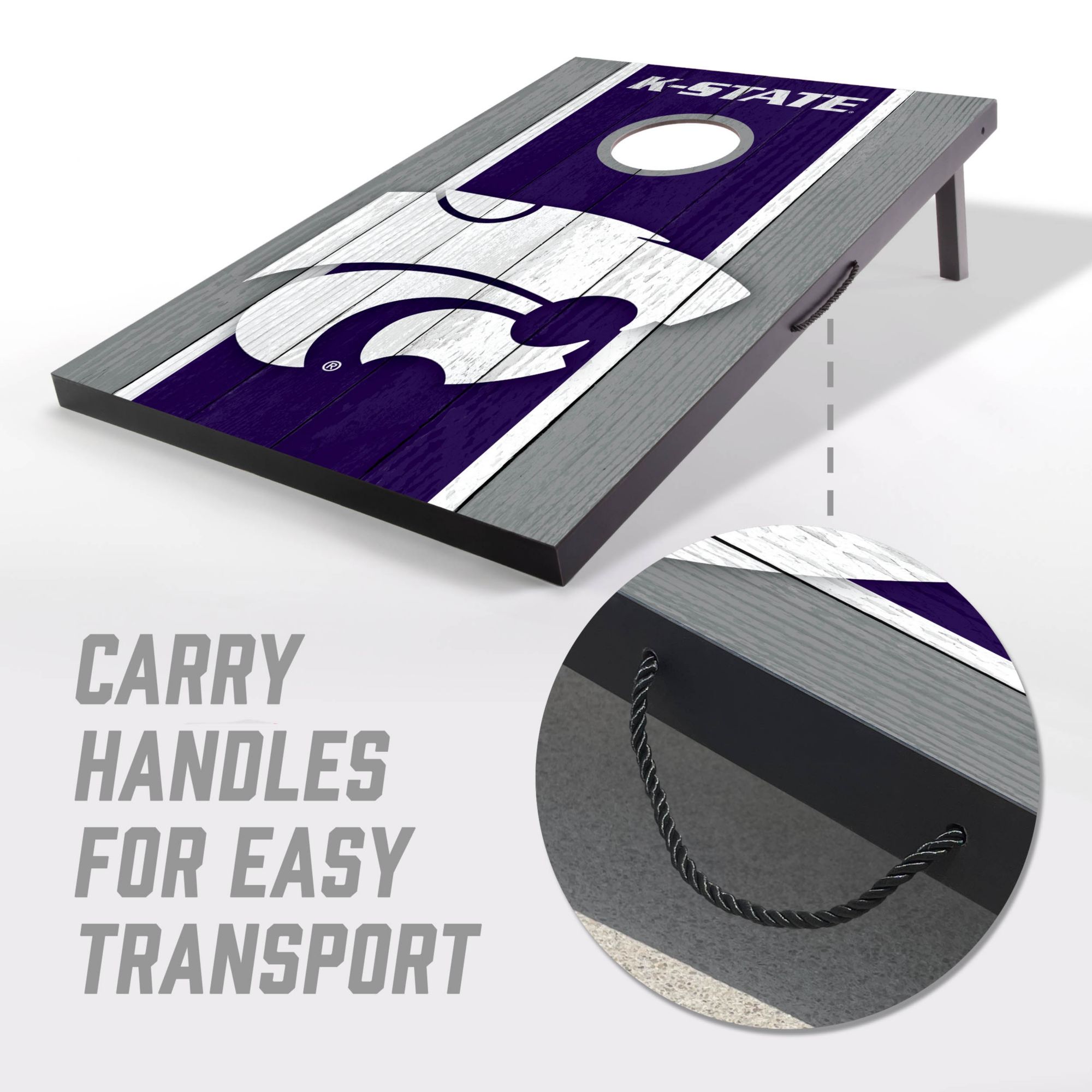 YouTheFan Kansas State Wildcats 2' x 3' MDF Cornhole Boards product image