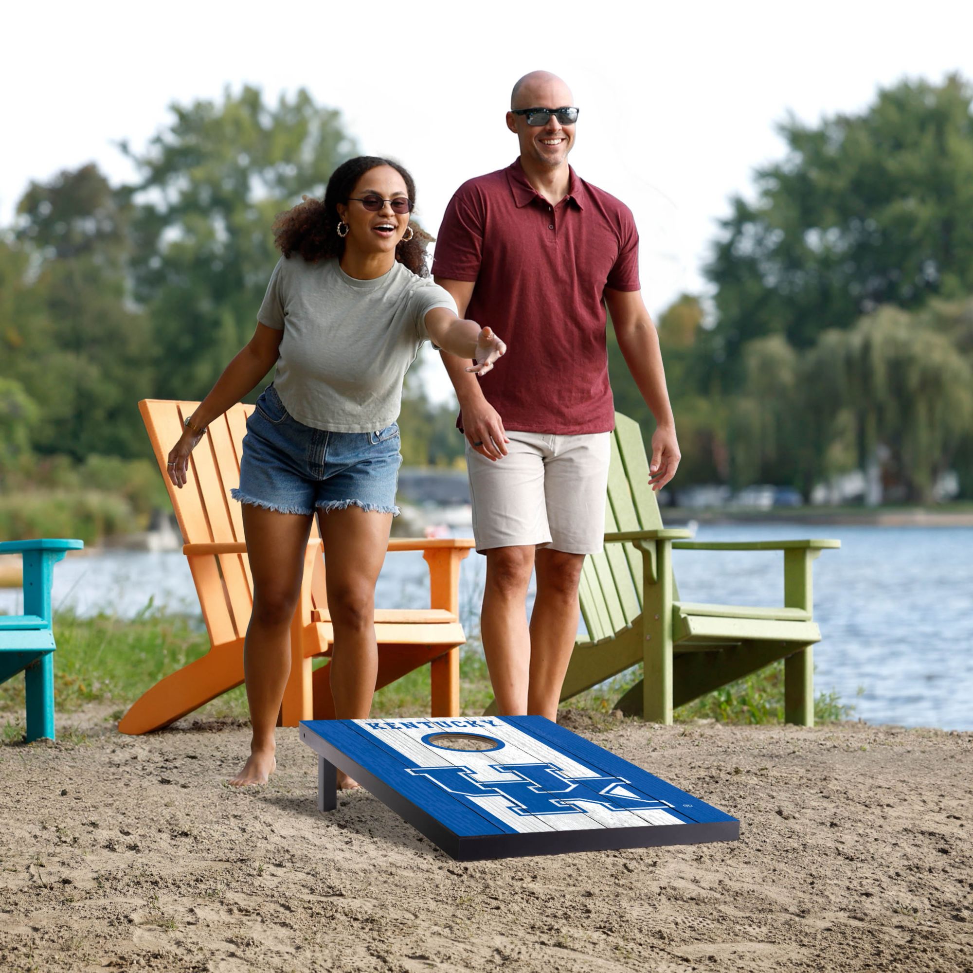 YouTheFan Kentucky Wildcats 2' x 3' MDF Cornhole Boards product image