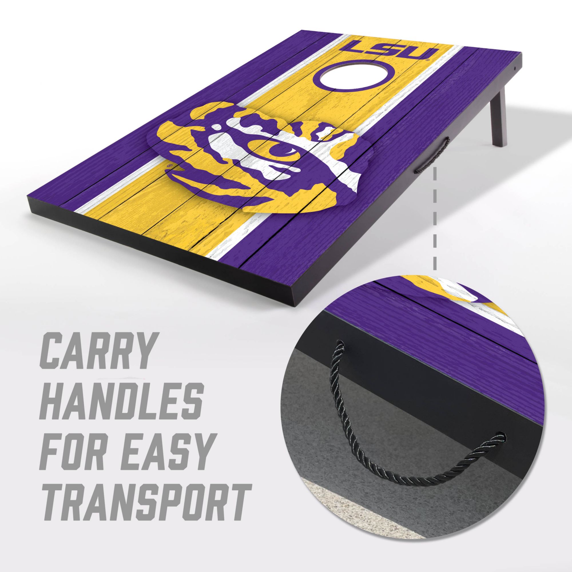 YouTheFan LSU Tigers 2' x 3' MDF Cornhole Boards product image