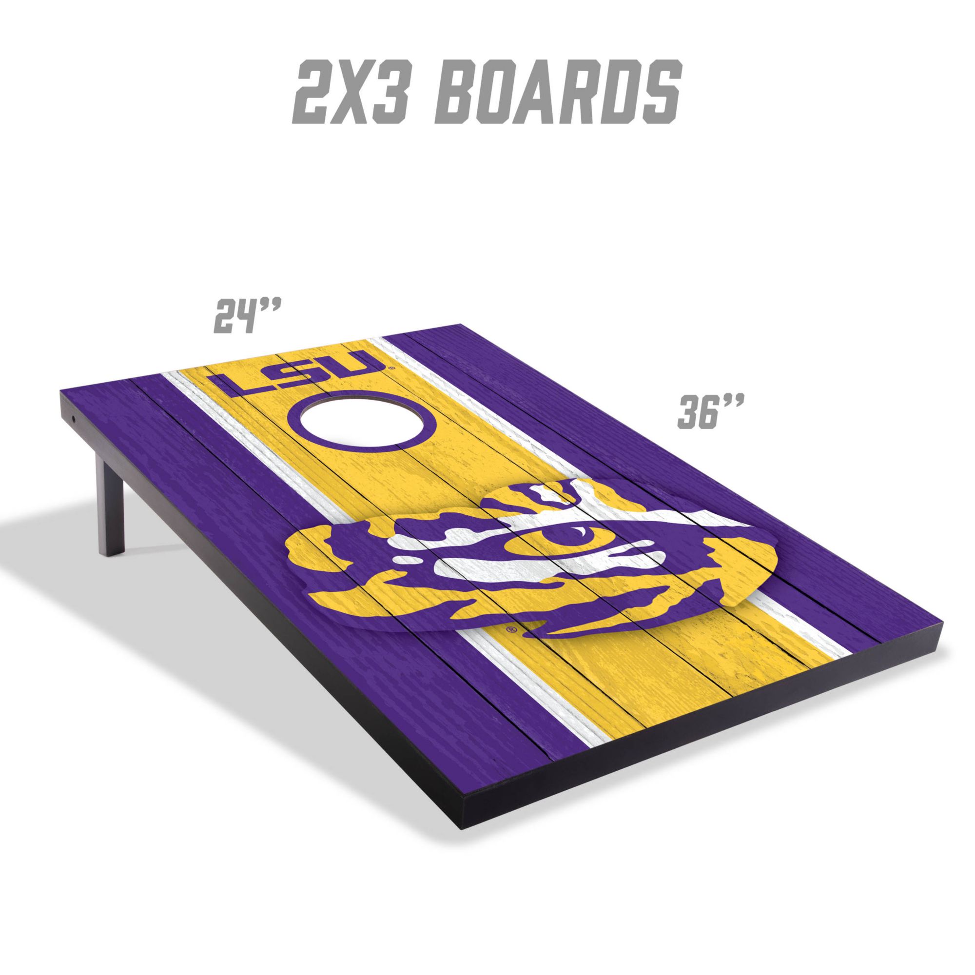 YouTheFan LSU Tigers 2' x 3' MDF Cornhole Boards product image