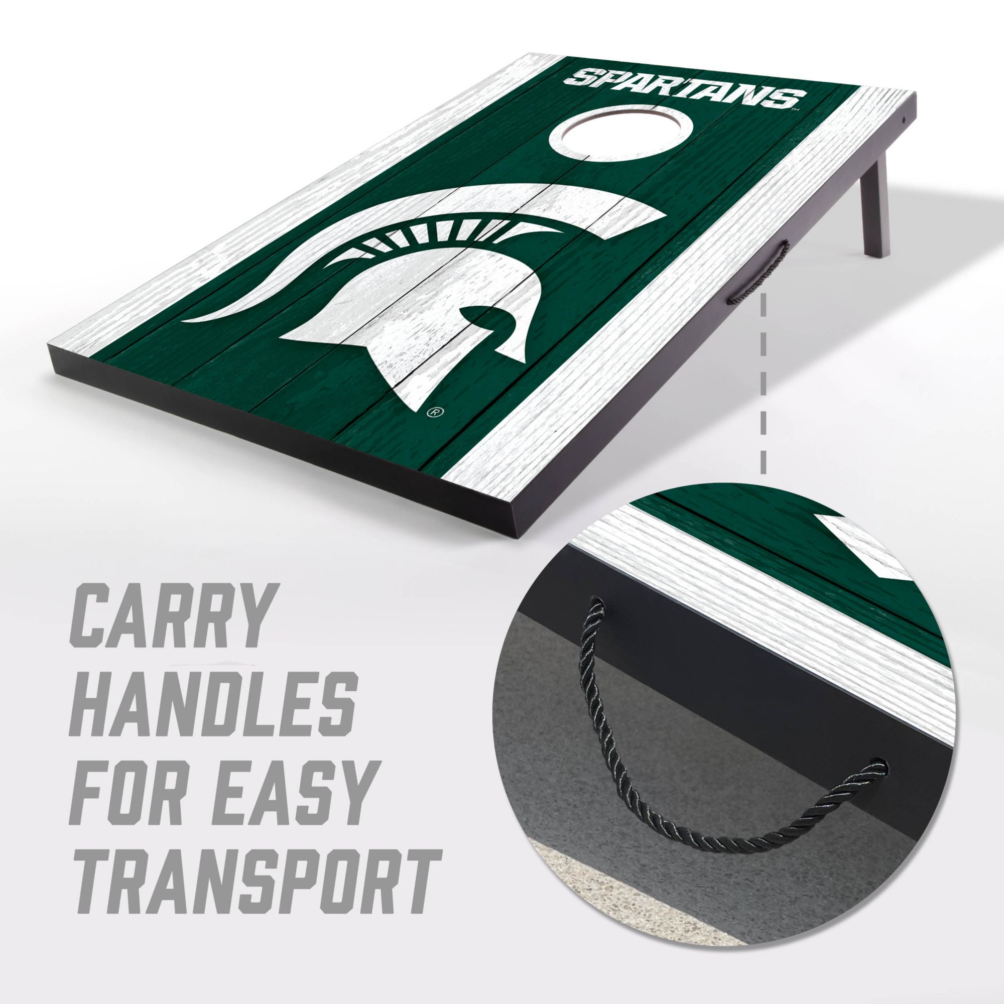 YouTheFan Michigan State Spartans 2' x 3' MDF Cornhole Boards product image