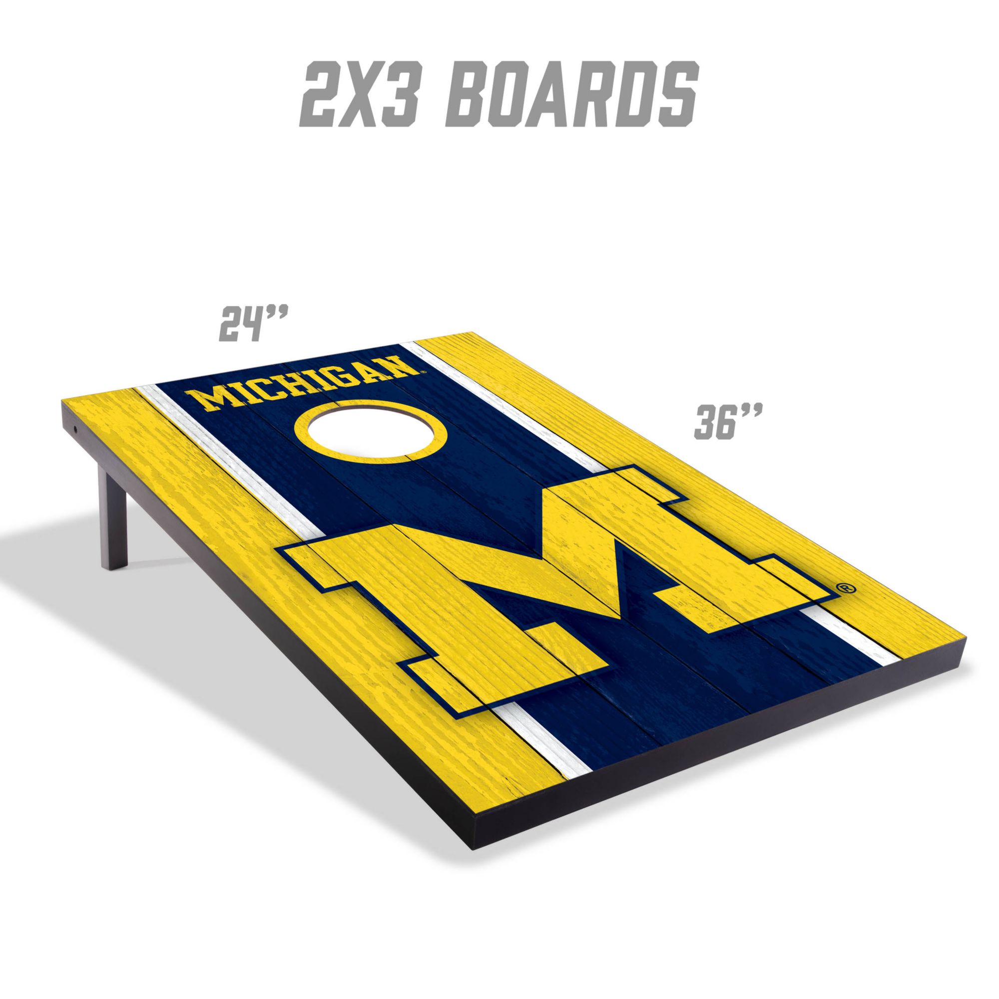 YouTheFan Michigan Wolverines 2' x 3' MDF Cornhole Boards product image