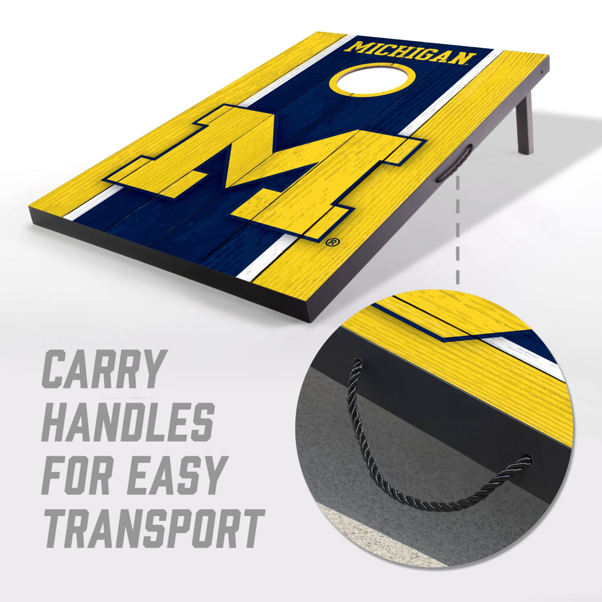YouTheFan Michigan Wolverines 2' x 3' MDF Cornhole Boards product image