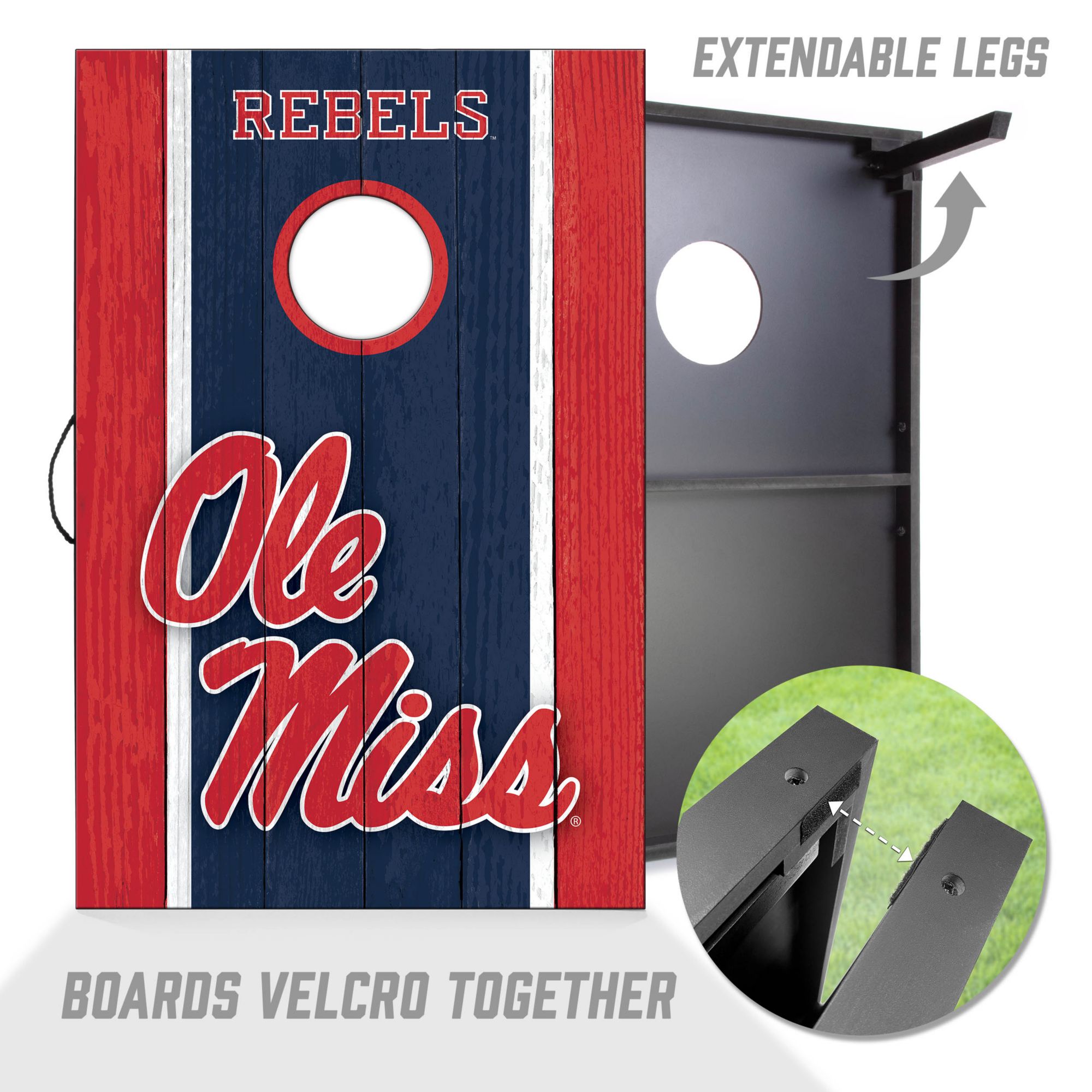 YouTheFan Mississippi College Choctaws 2' x 3' MDF Cornhole Boards product image