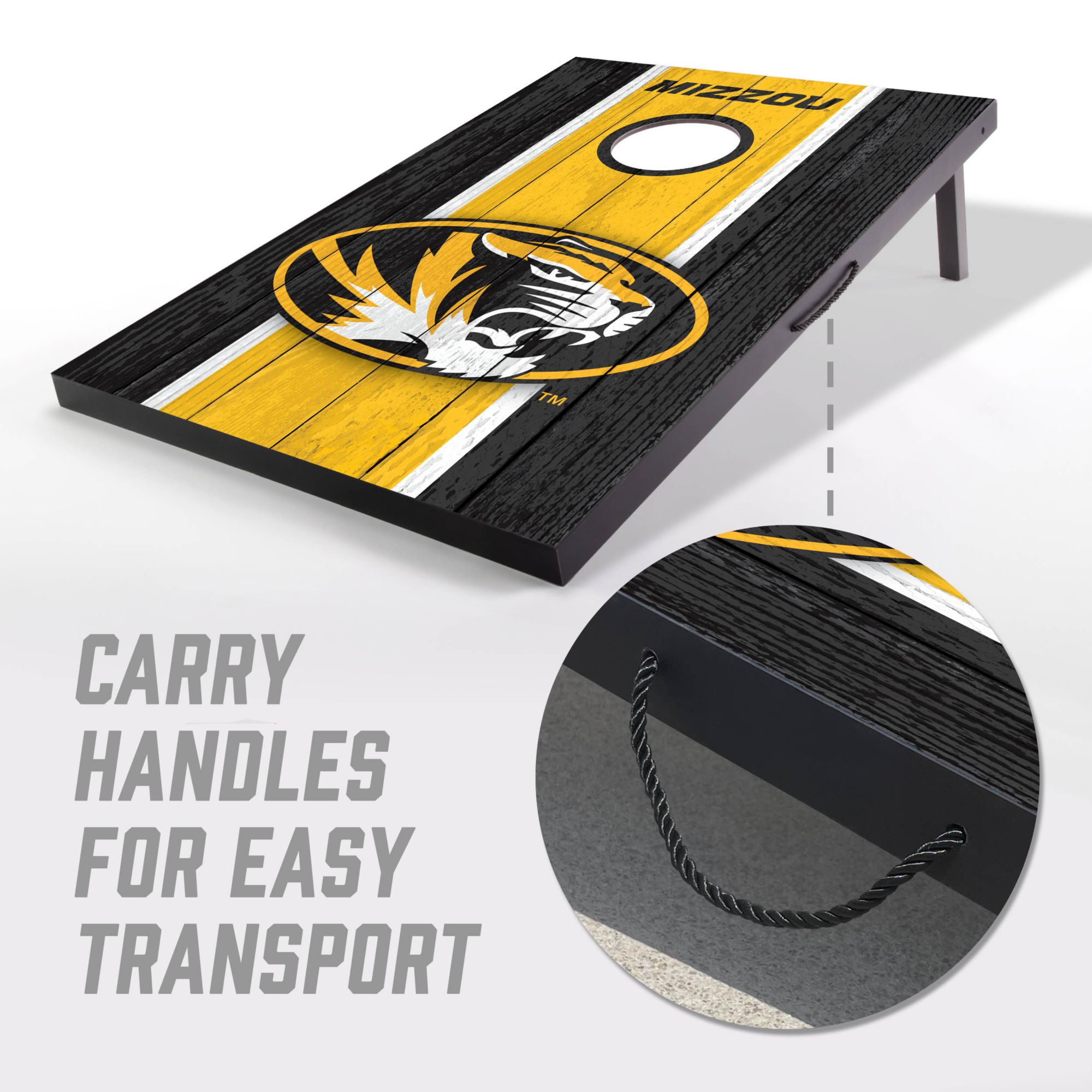 YouTheFan Missouri Tigers 2' x 3' MDF Cornhole Boards product image