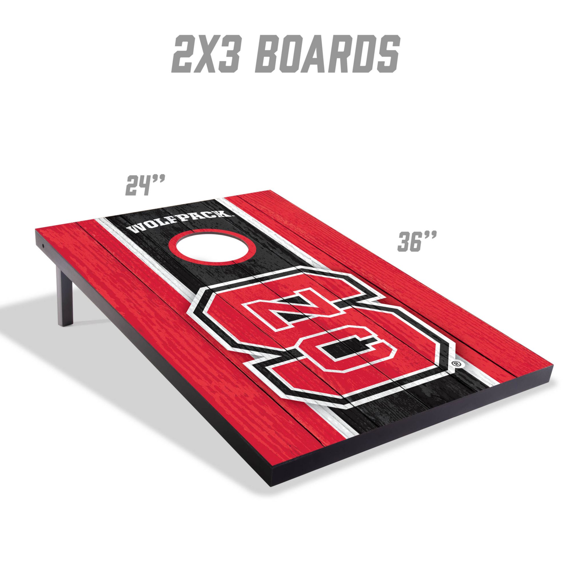 YouTheFan North Carolina State Wolfpack 2' x 3' MDF Cornhole Boards product image