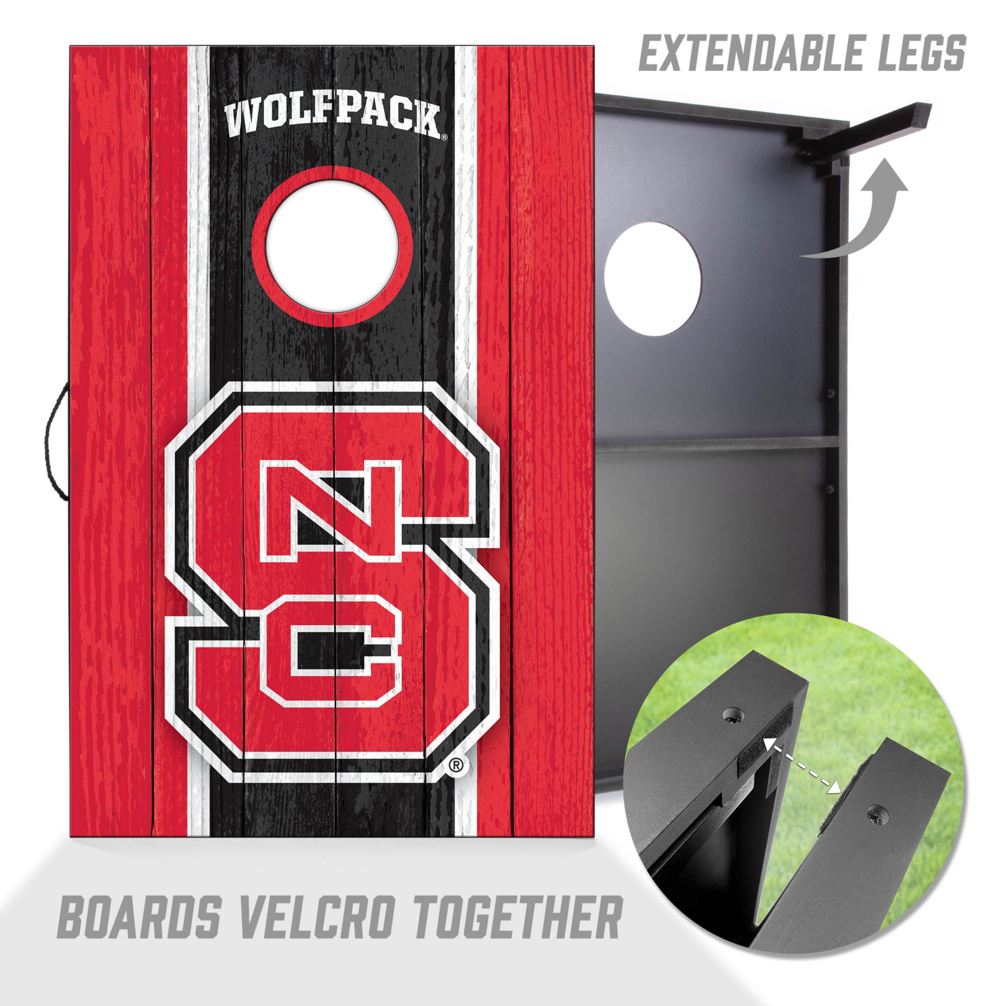 YouTheFan North Carolina State Wolfpack 2' x 3' MDF Cornhole Boards product image